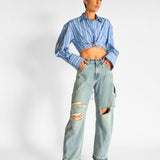 Dark Park Baggy High Waist Jean, image 1 of 5