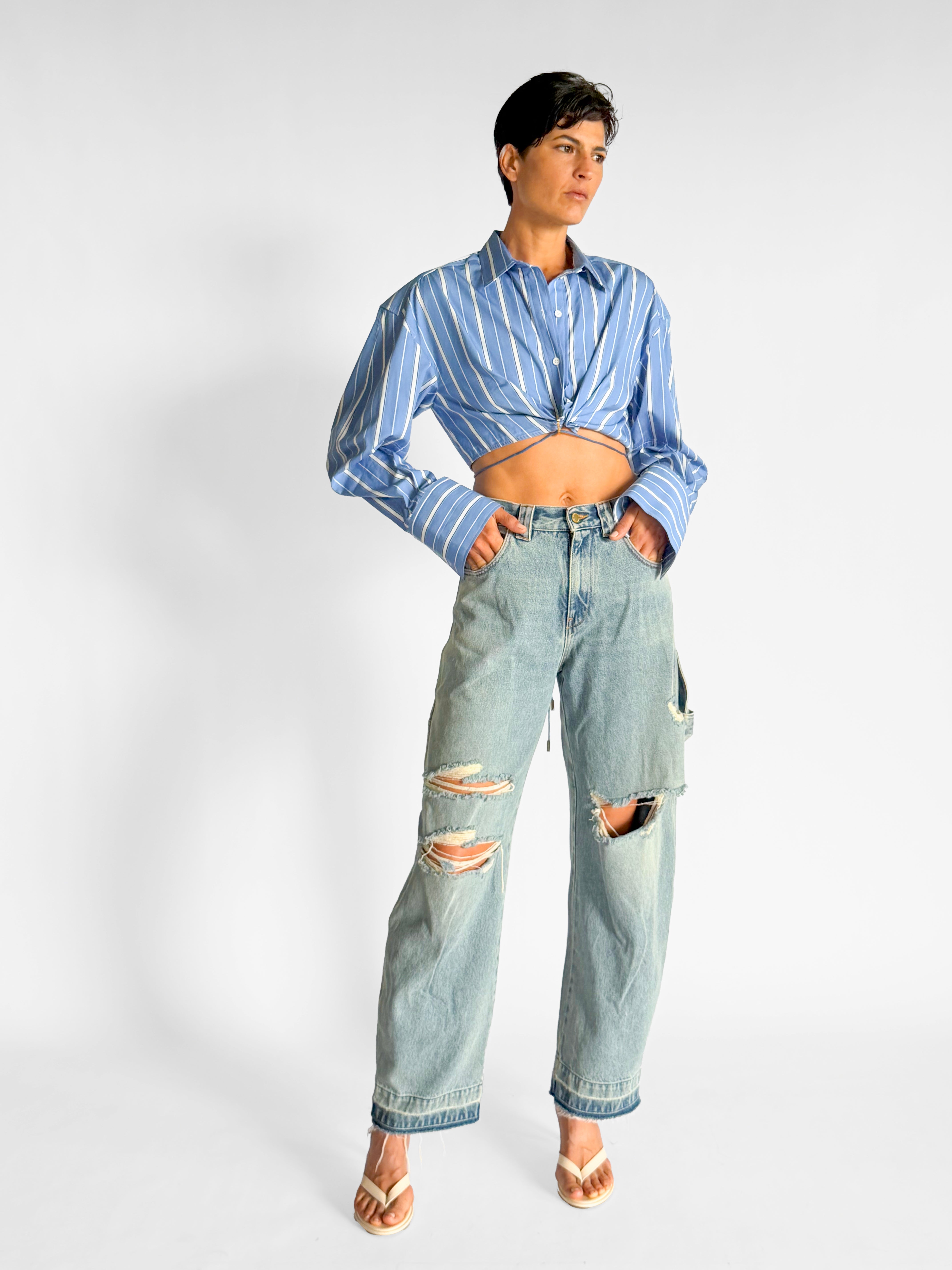 Dark Park Baggy High Waist Jean, image 1 of 5