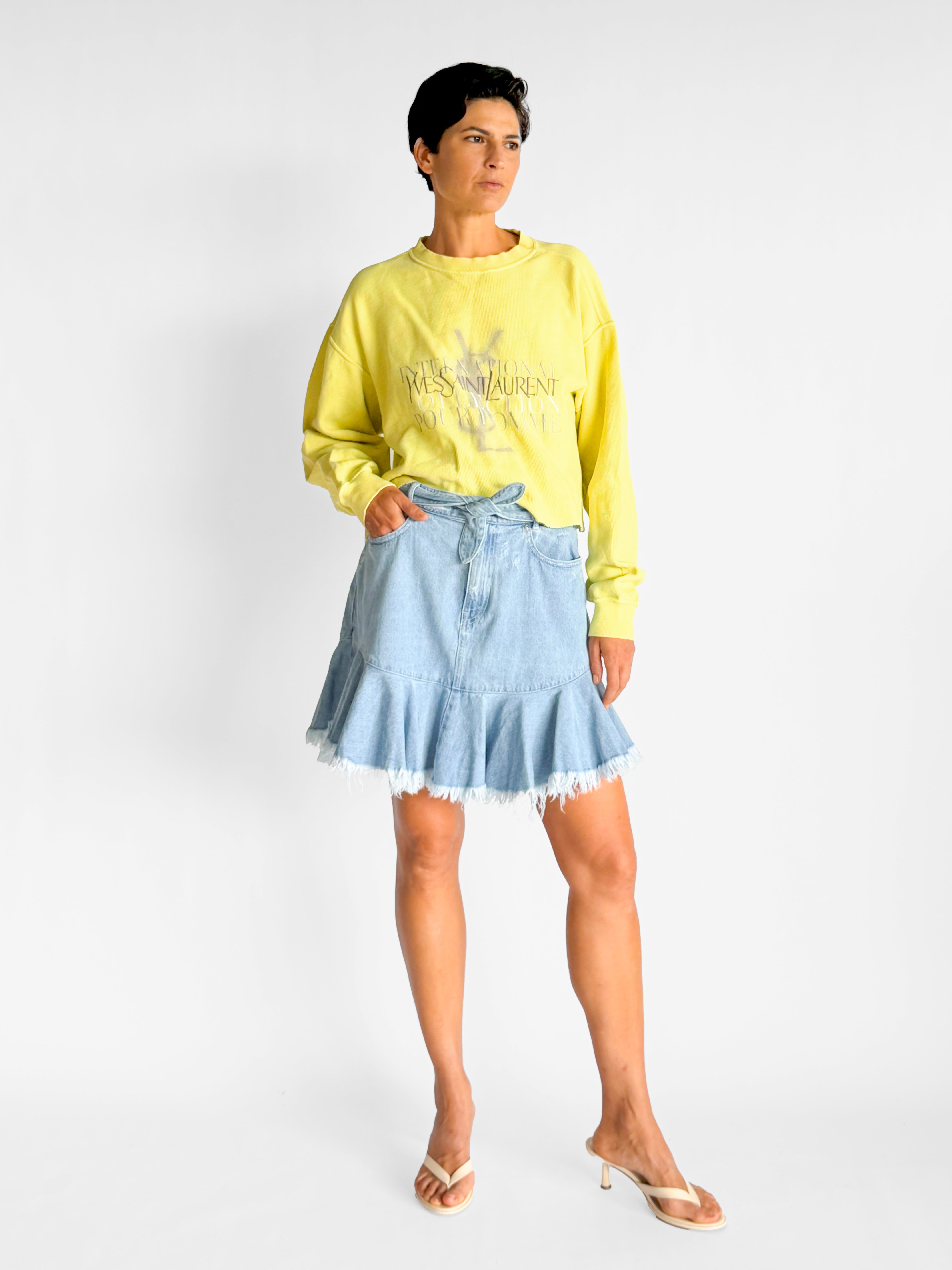 Zimmermann Tulsi Denim Mini Skirt, image 1 of 5