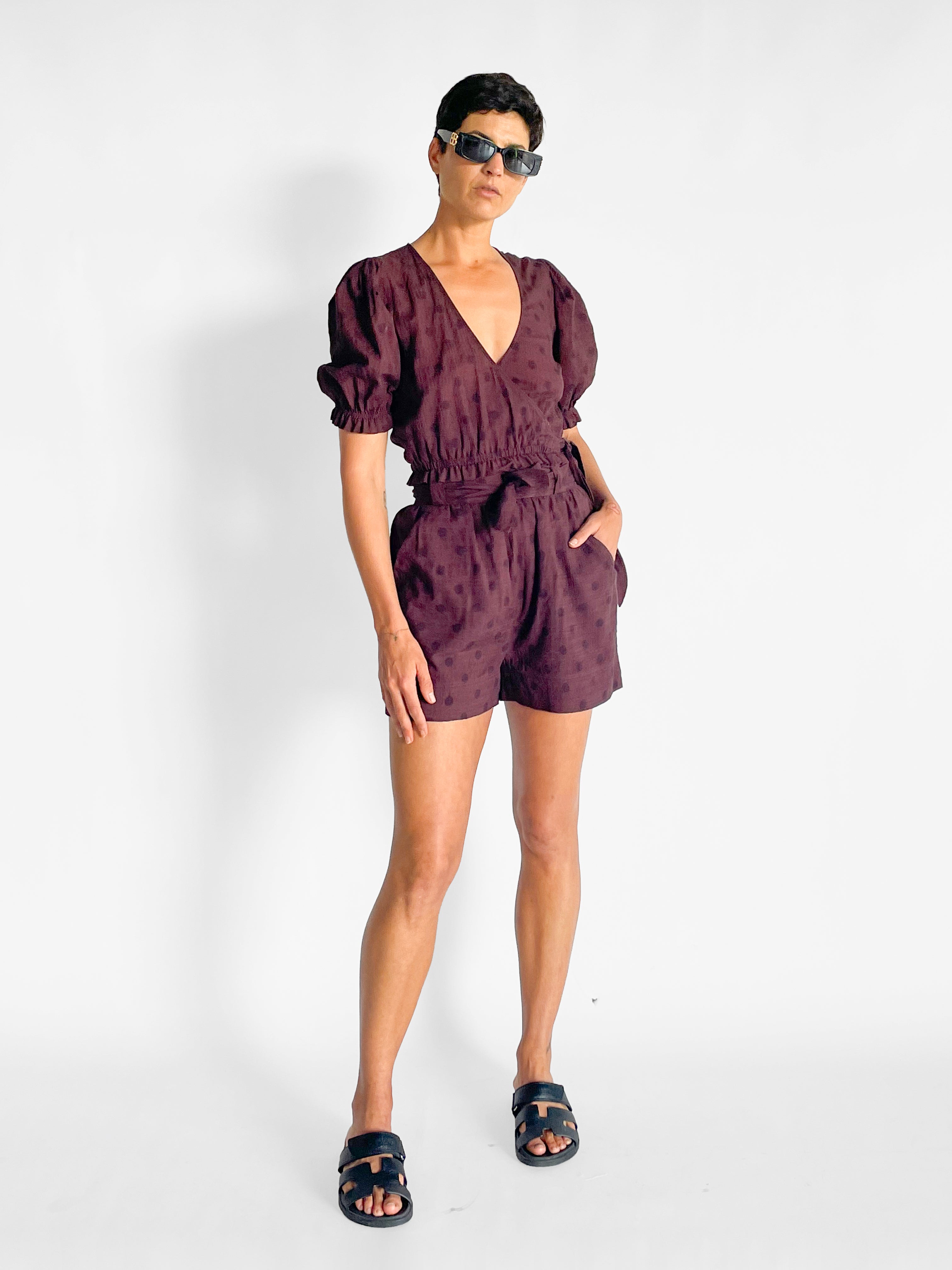 Peony Belted Shorts, image 1 of 5