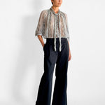 Zimmermann Snake Silk Blouse, image 1 of 5