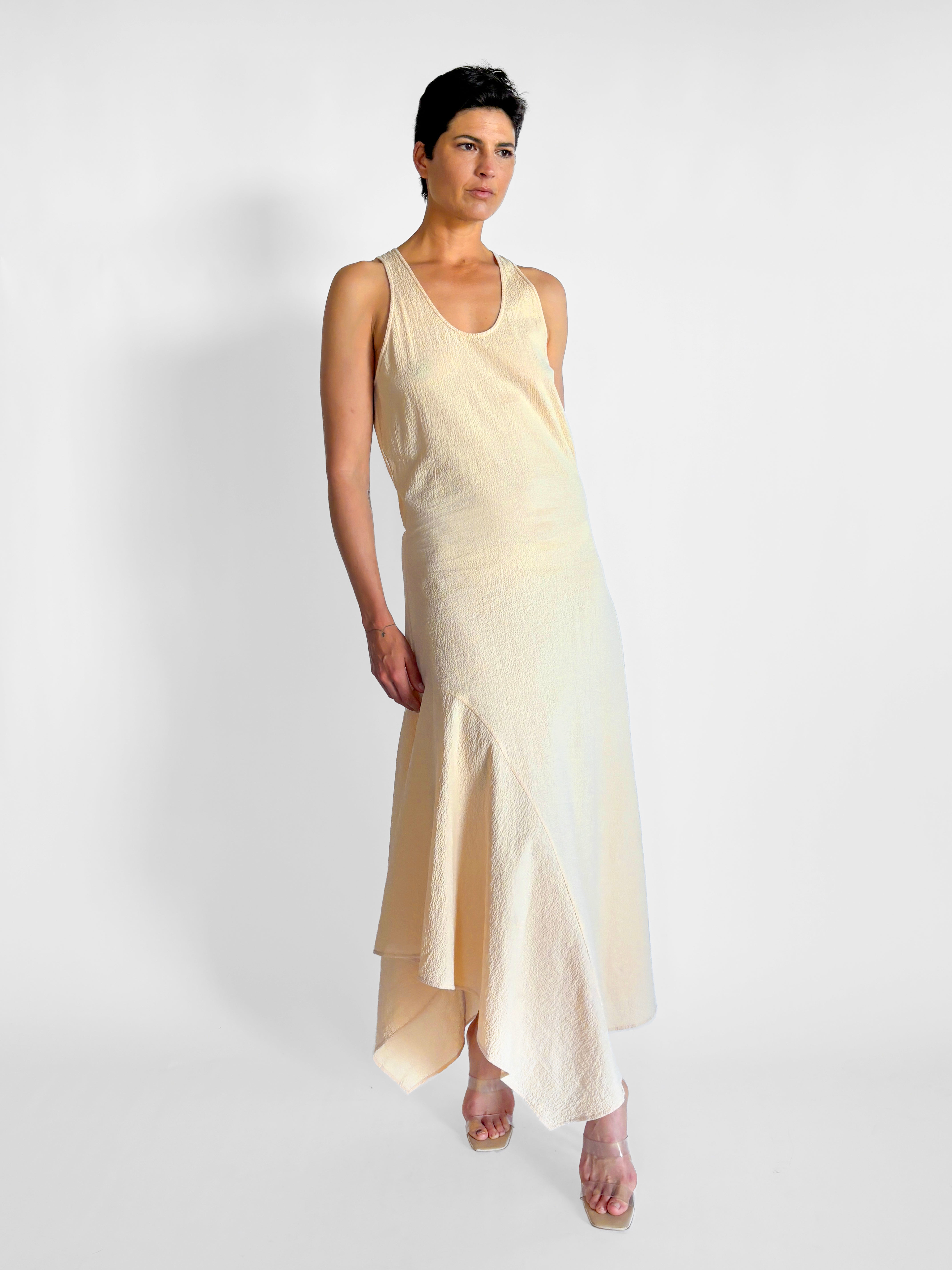 Aeron Gale Scoop Neck Gathered Dress, image 1 of 5