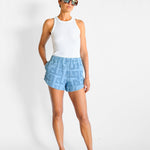 Lucy Folk Playa Cotton Terry Shorts, image 1 of 5