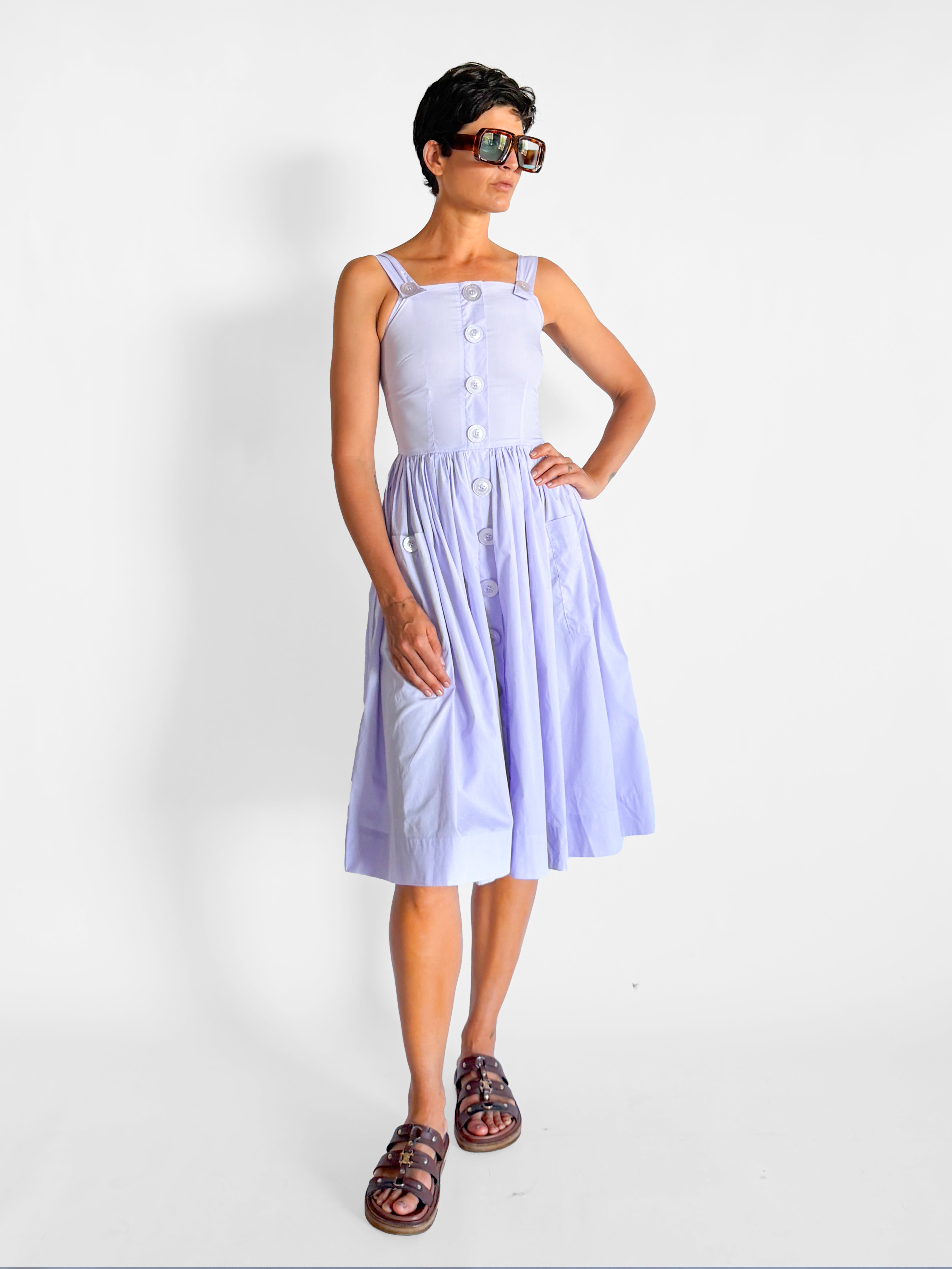 Blaze Noir Milan Button Detail Dress, image 1 of 4