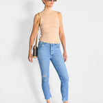 Alice + Olivia High Neck Cable Knit Vest, image 1 of 4