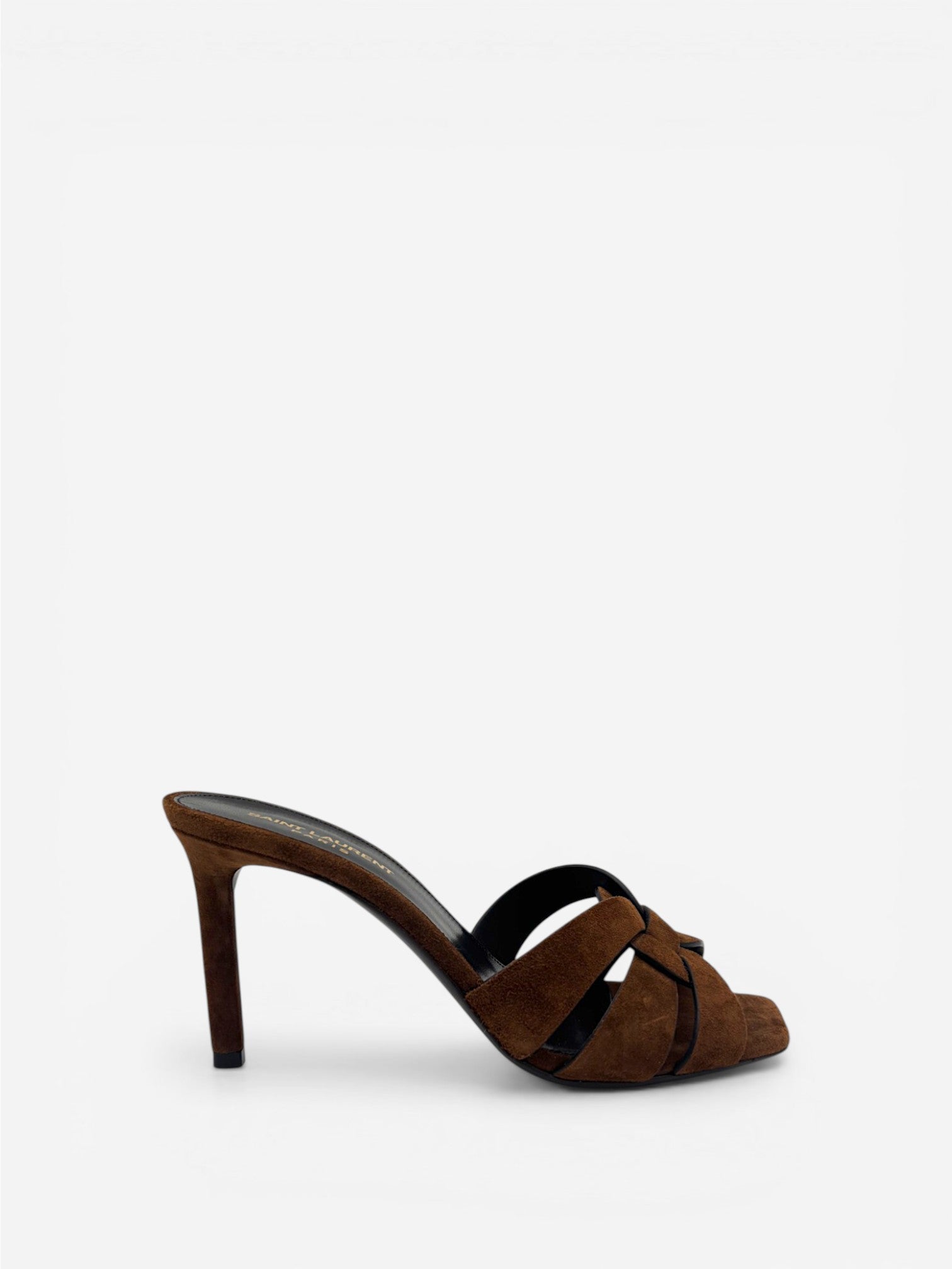 Saint Laurent Tribute Suede Mules, image 1 of 5