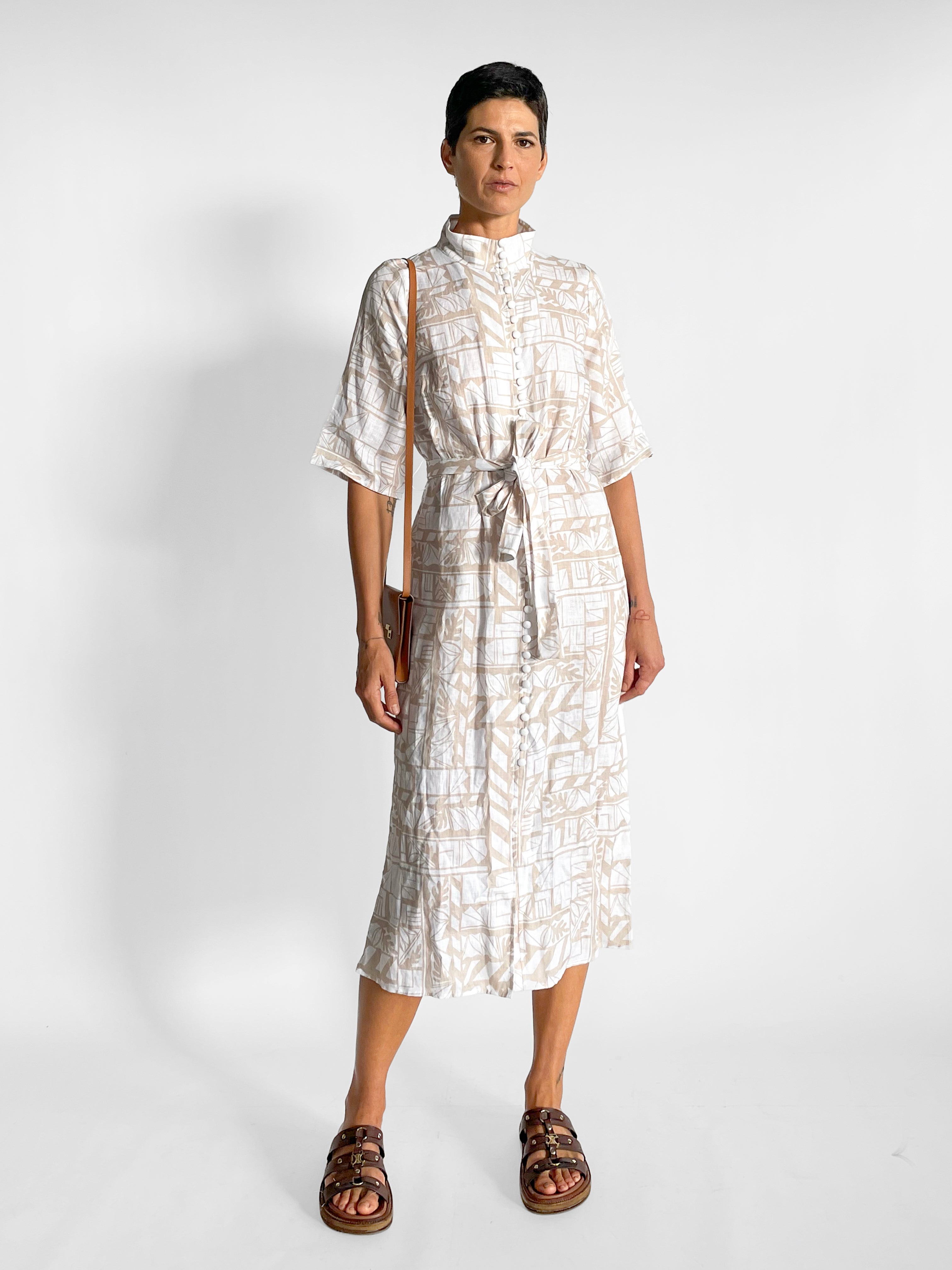 Zoe Kratzman Linen Button Up Dress, image 1 of 5