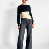Jil Sander Contrast Panel Knit Top, image 1 of 6
