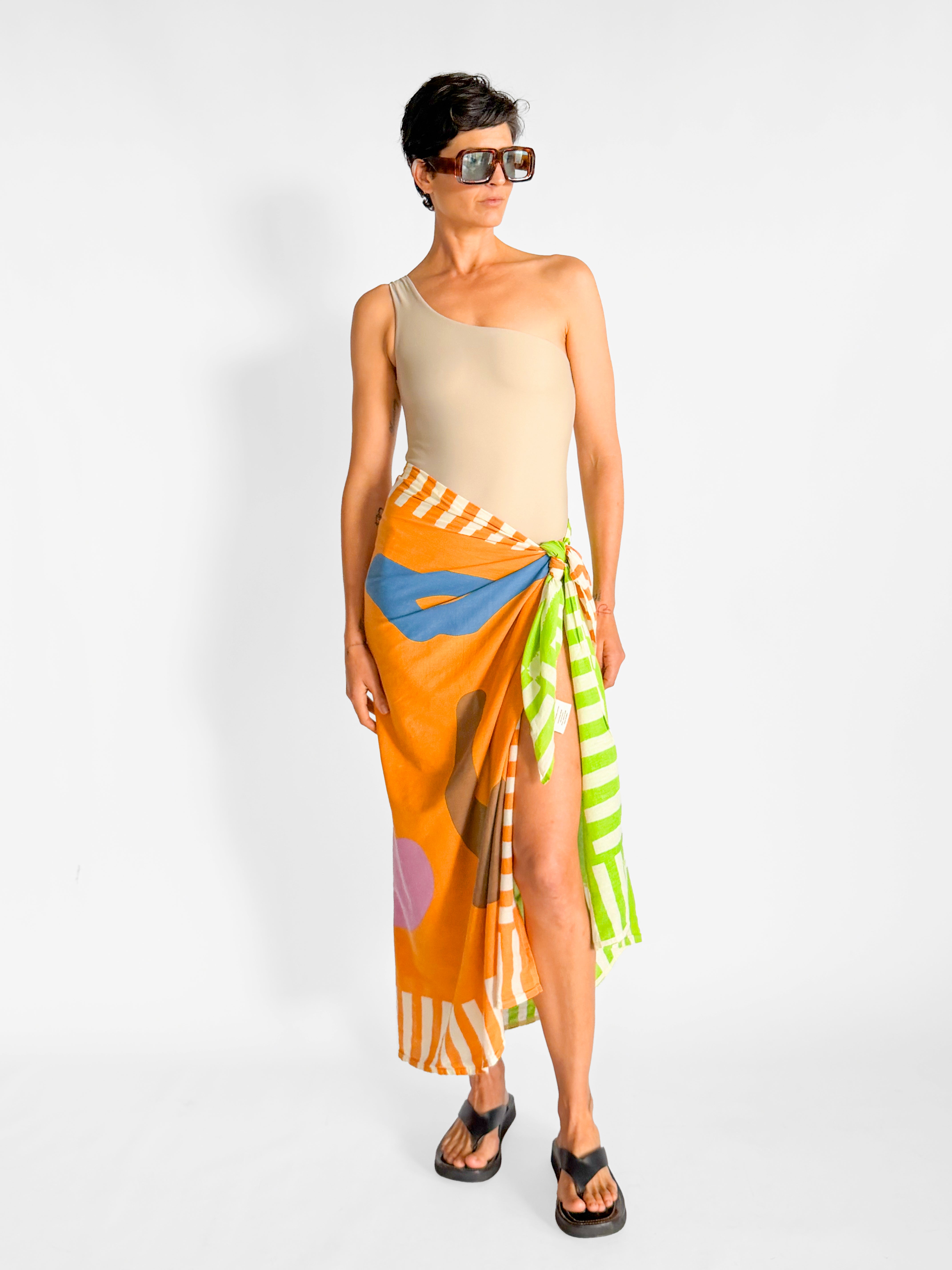 Lucy Folk Lucy Folk Hand Printed Sarong, image 2 of 4