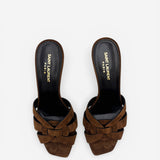 Saint Laurent Tribute Suede Mules, image 2 of 5