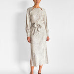 Willow Silk Midi Dress, image 2 of 4