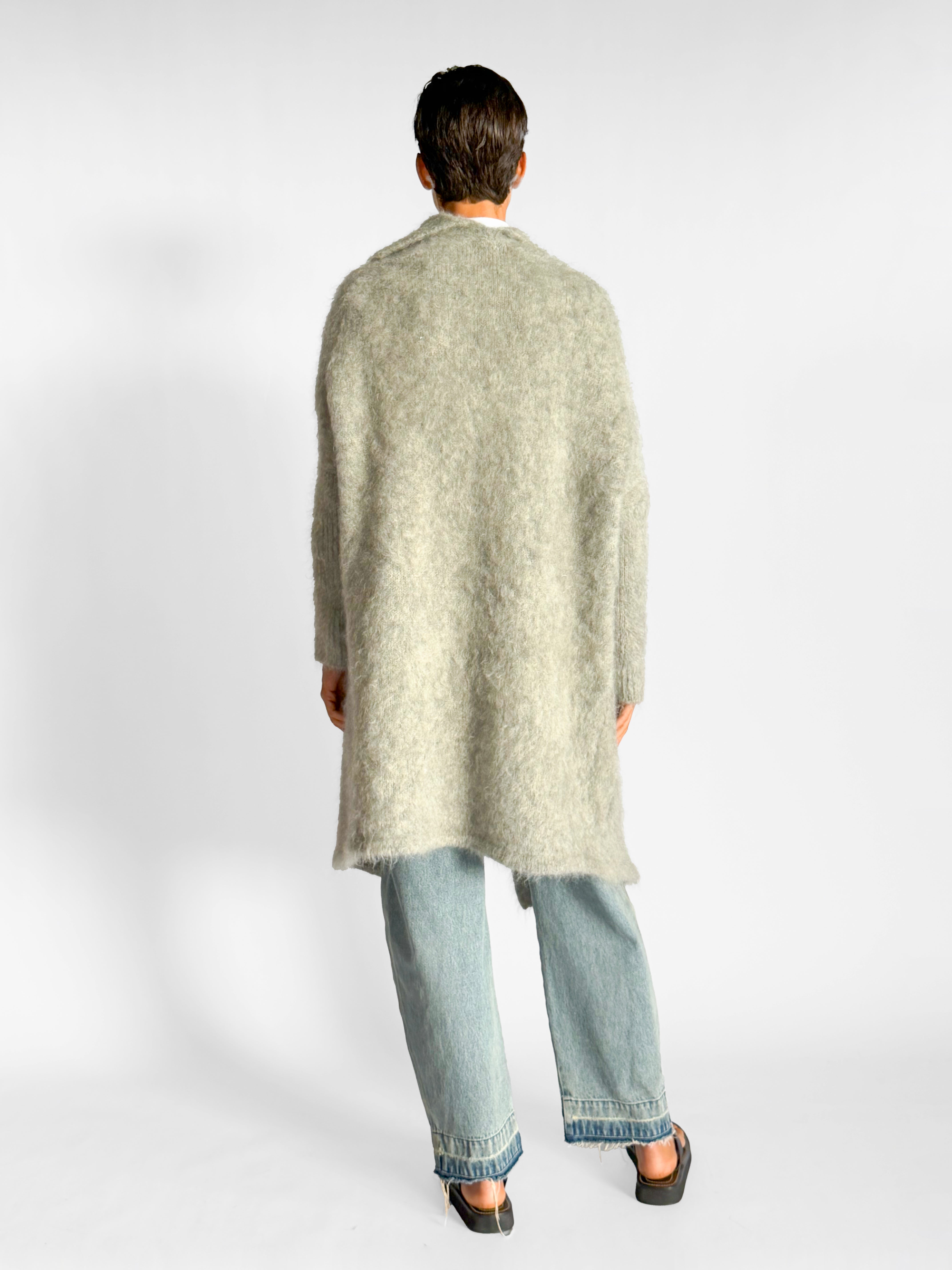 Scanlan Theodore Brushed Mohair Long Cardigan, image 2 of 5