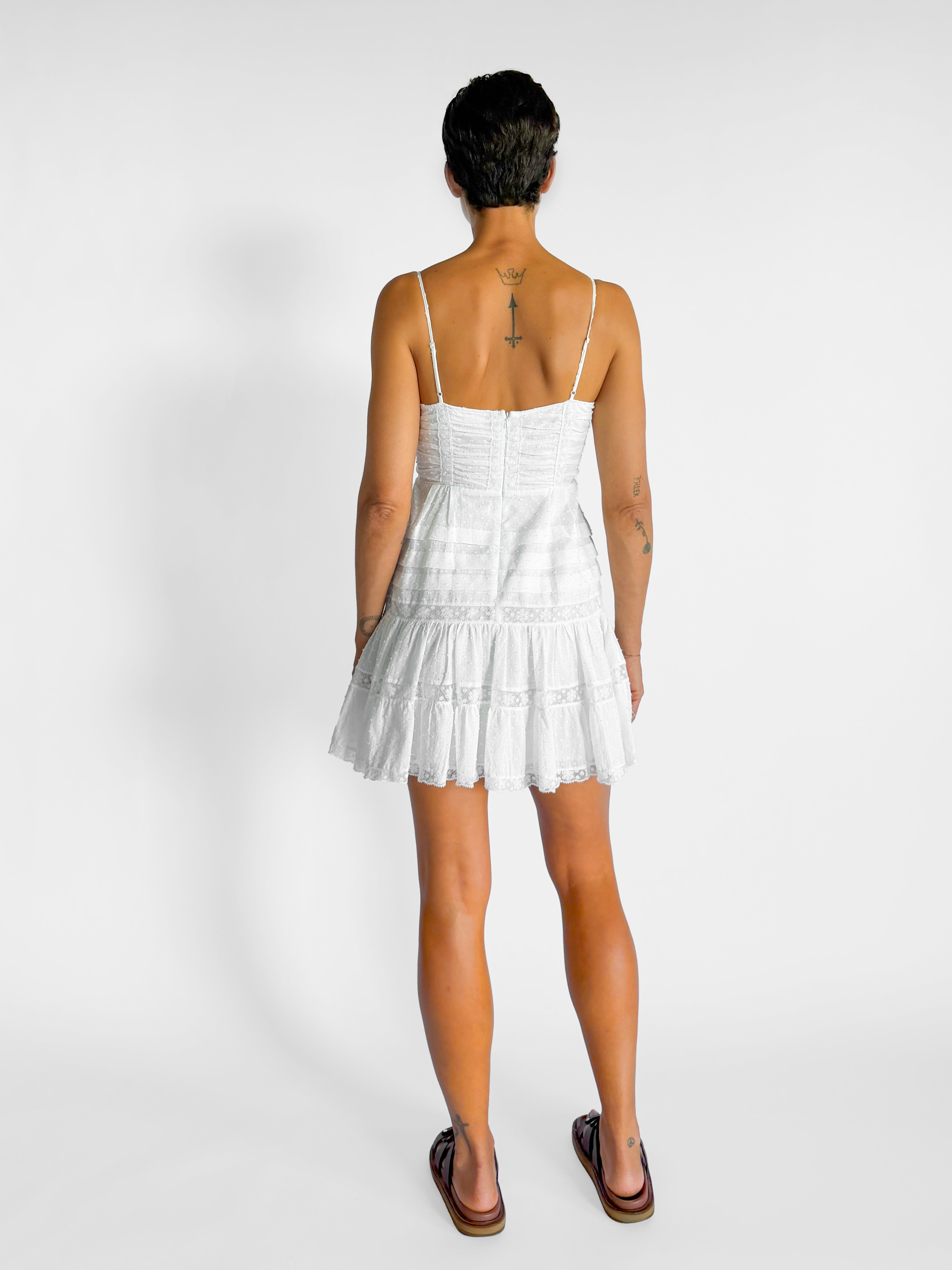 Zimmermann Broderie Anglaise Lace Mini Dress, image 2 of 5