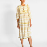 Zimmermann Striped Woven Tassel Midi Dress, image 2 of 5
