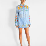 Antipodean Sunny Oversized Blouse and Mini Skirt Set, image 2 of 8