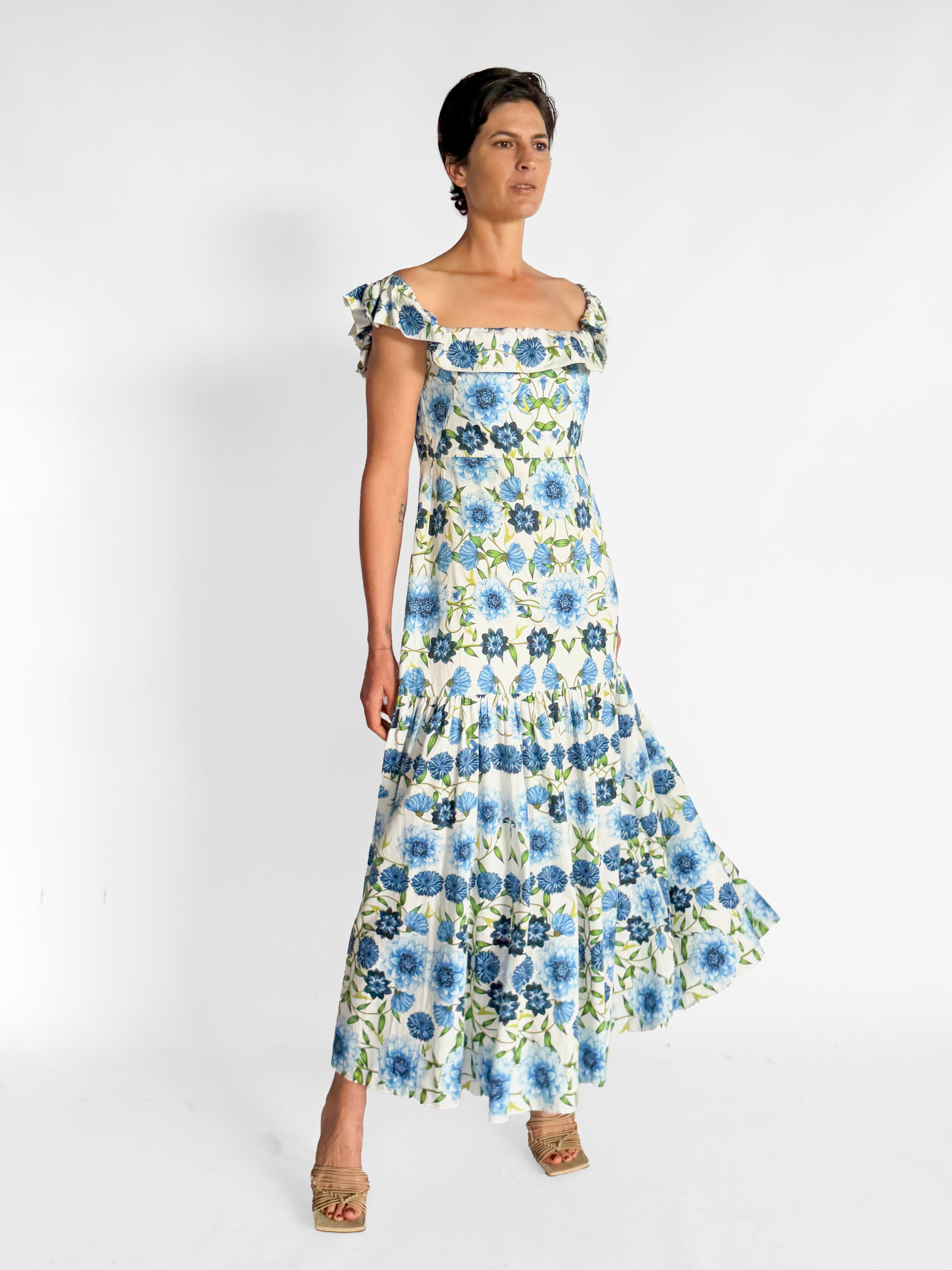 Borgo De Nor Ruffle Maxi Dress, image 2 of 4