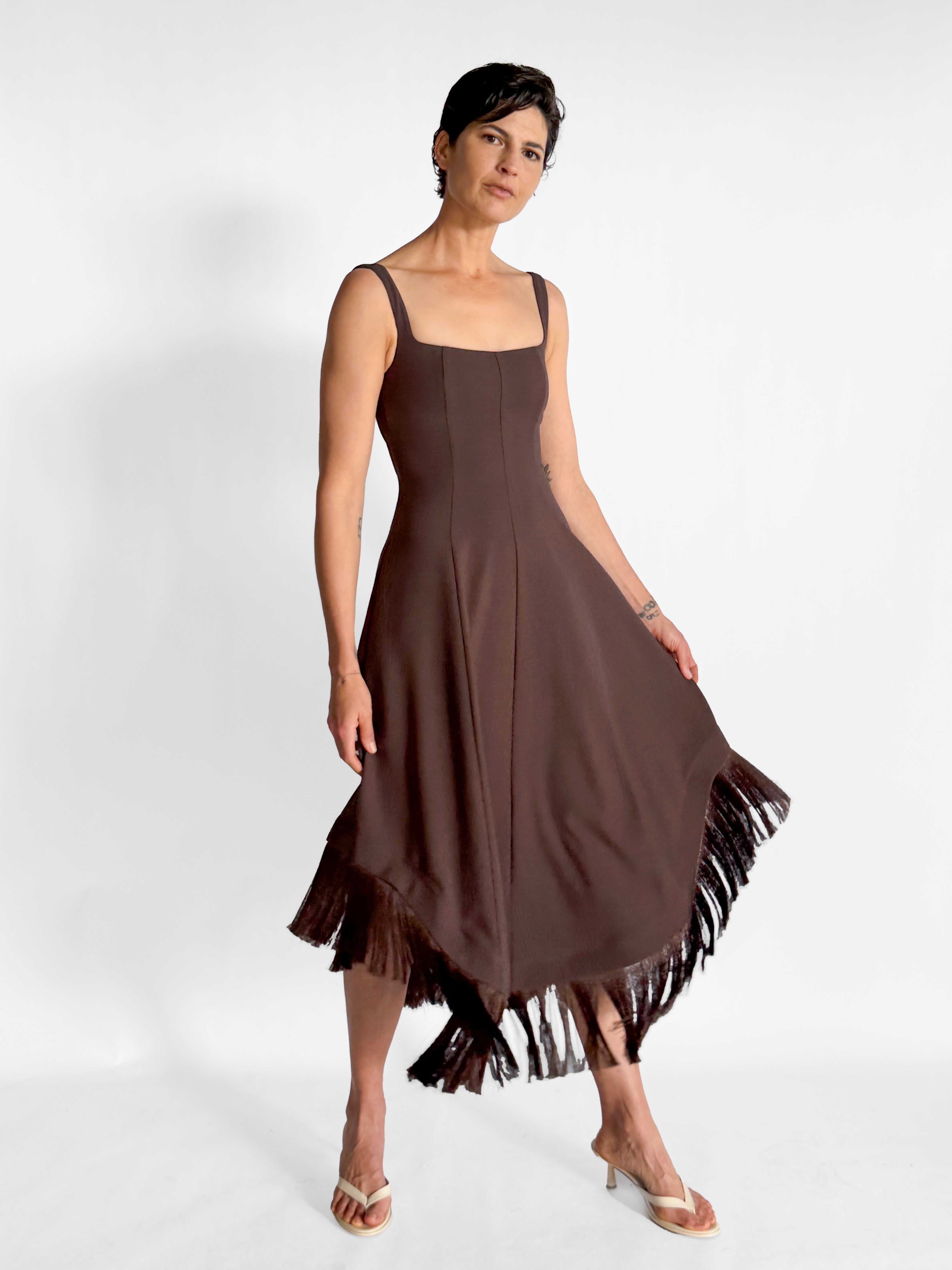 Clea Emine Fringe Hem Dress, image 2 of 4