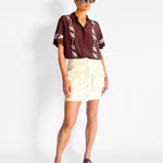Alemais Yolo Denim Skirt, image 2 of 4