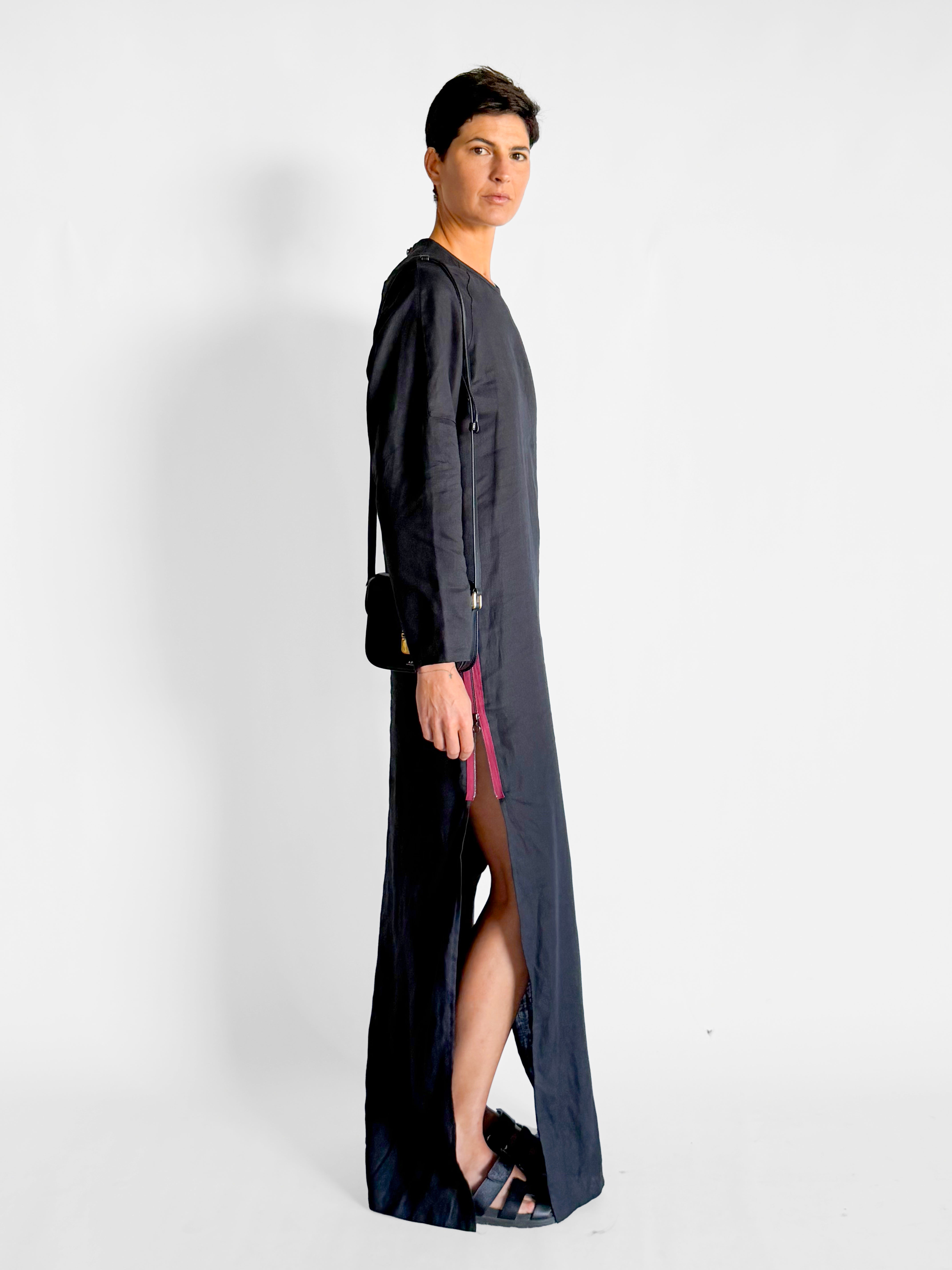 Albus Lumen Long Sleeve Linen Dress, image 2 of 5
