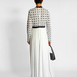 Self Portrait Floral Lace Pleated Maxi Dress, image 2 of 4