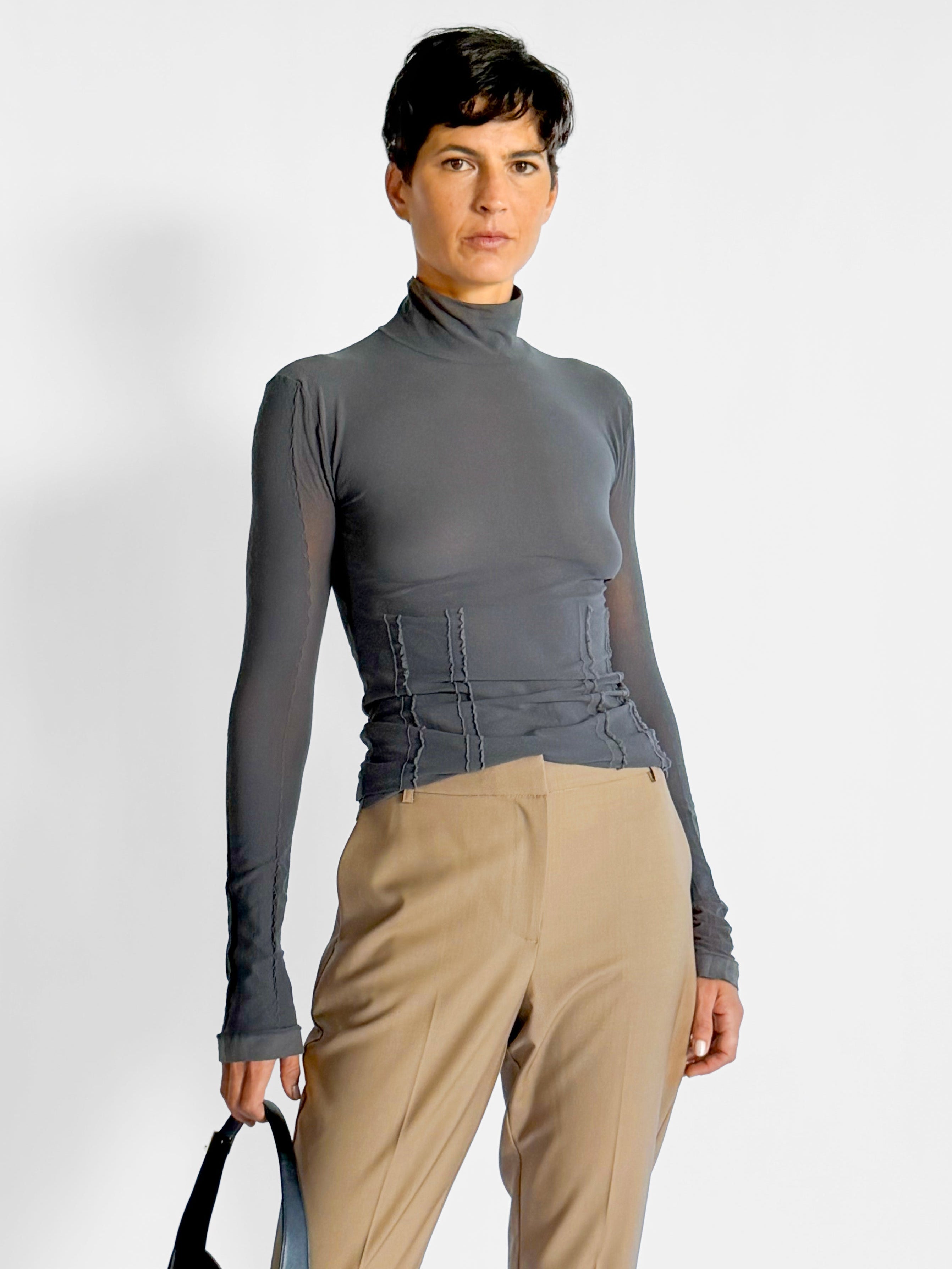 Acne Studios Turtle Neck Sheer Top, image 2 of 5