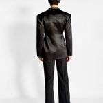 Courtney Zheng Inge Wool Silk Duchesse Satin Blazer, image 2 of 5
