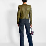 Veronica Beard Leather Dicky Jacket, image 2 of 5