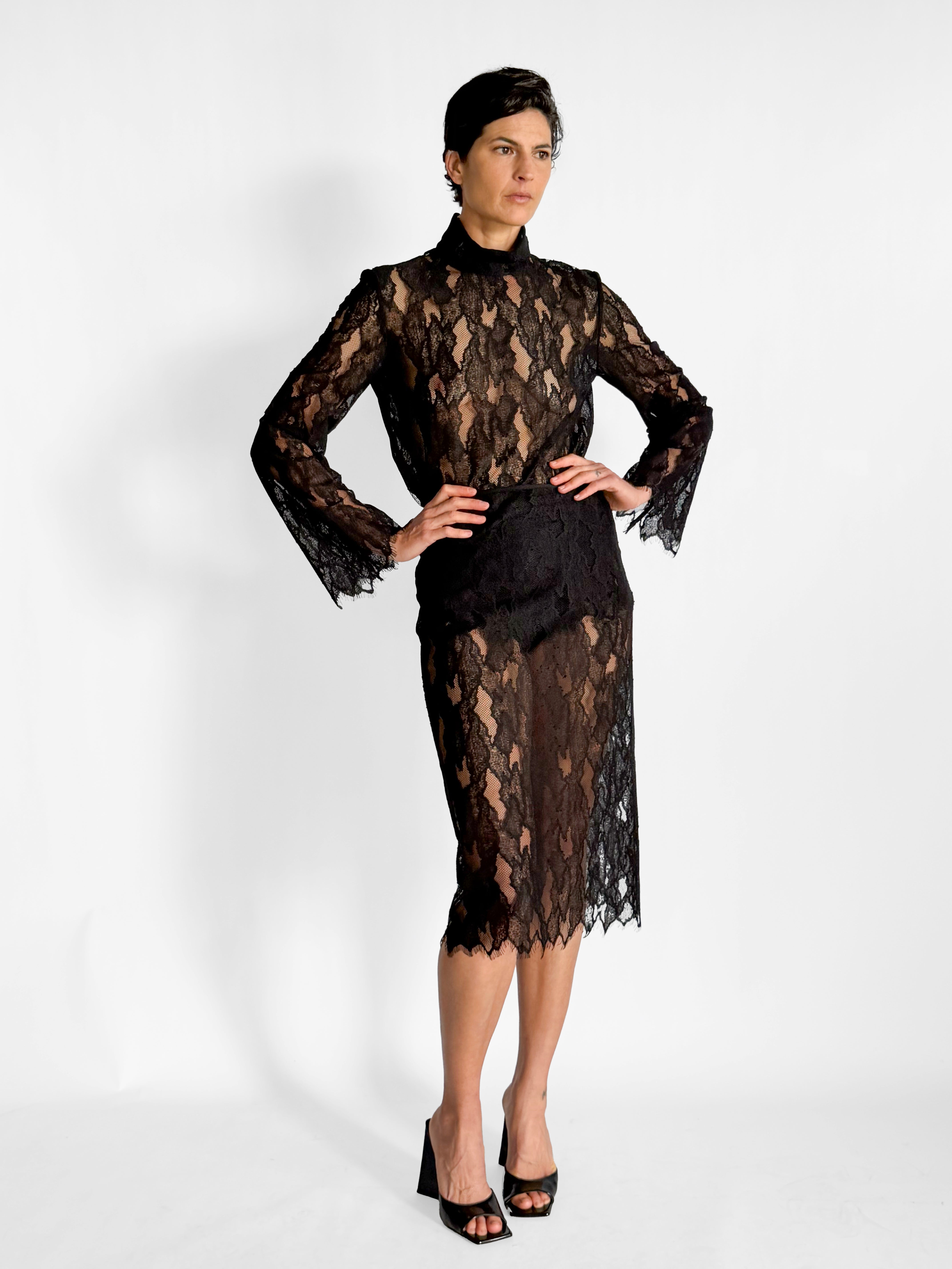 Camilla and Marc Zemira Lace Top & Midi Skirt Set, image 2 of 6