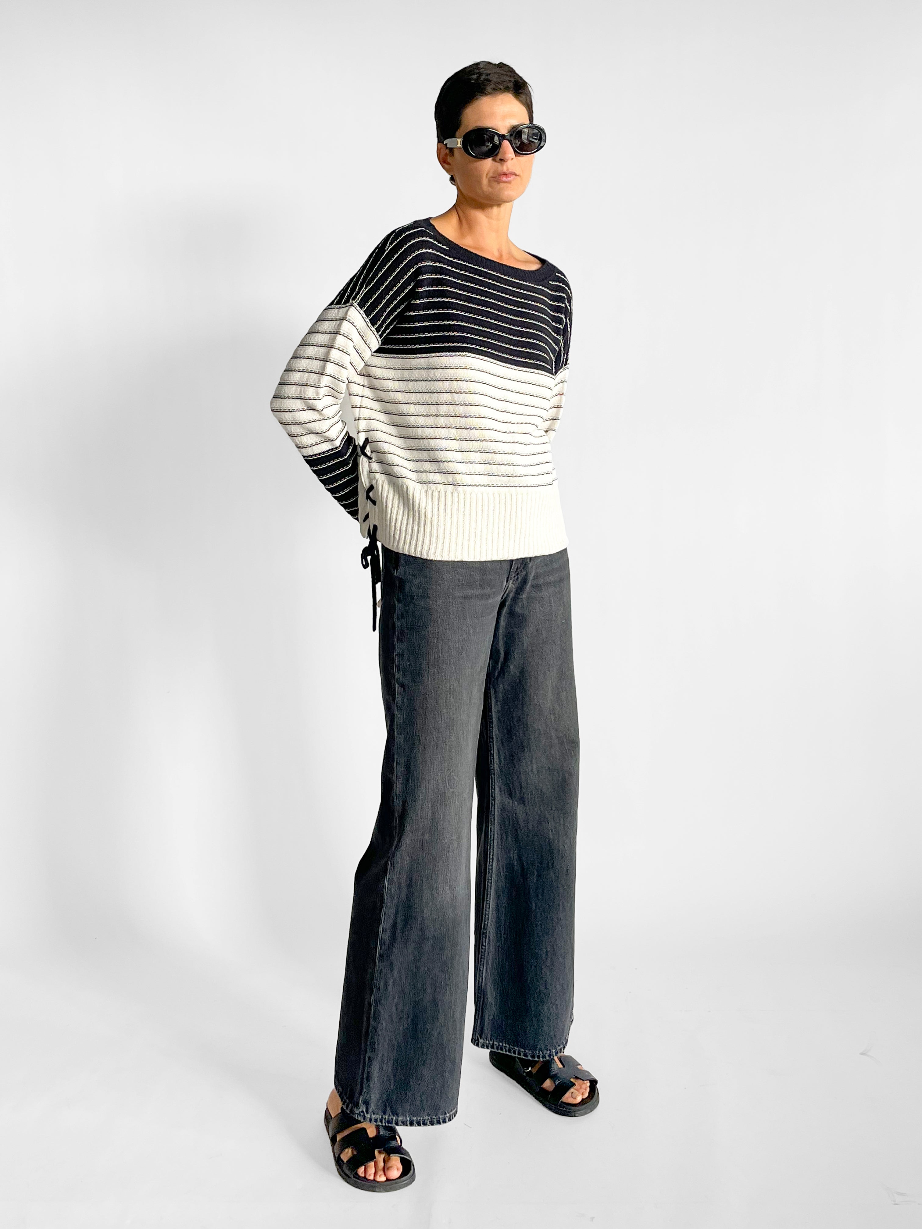 Max&Co Stripe Knit Sweater, image 2 of 6