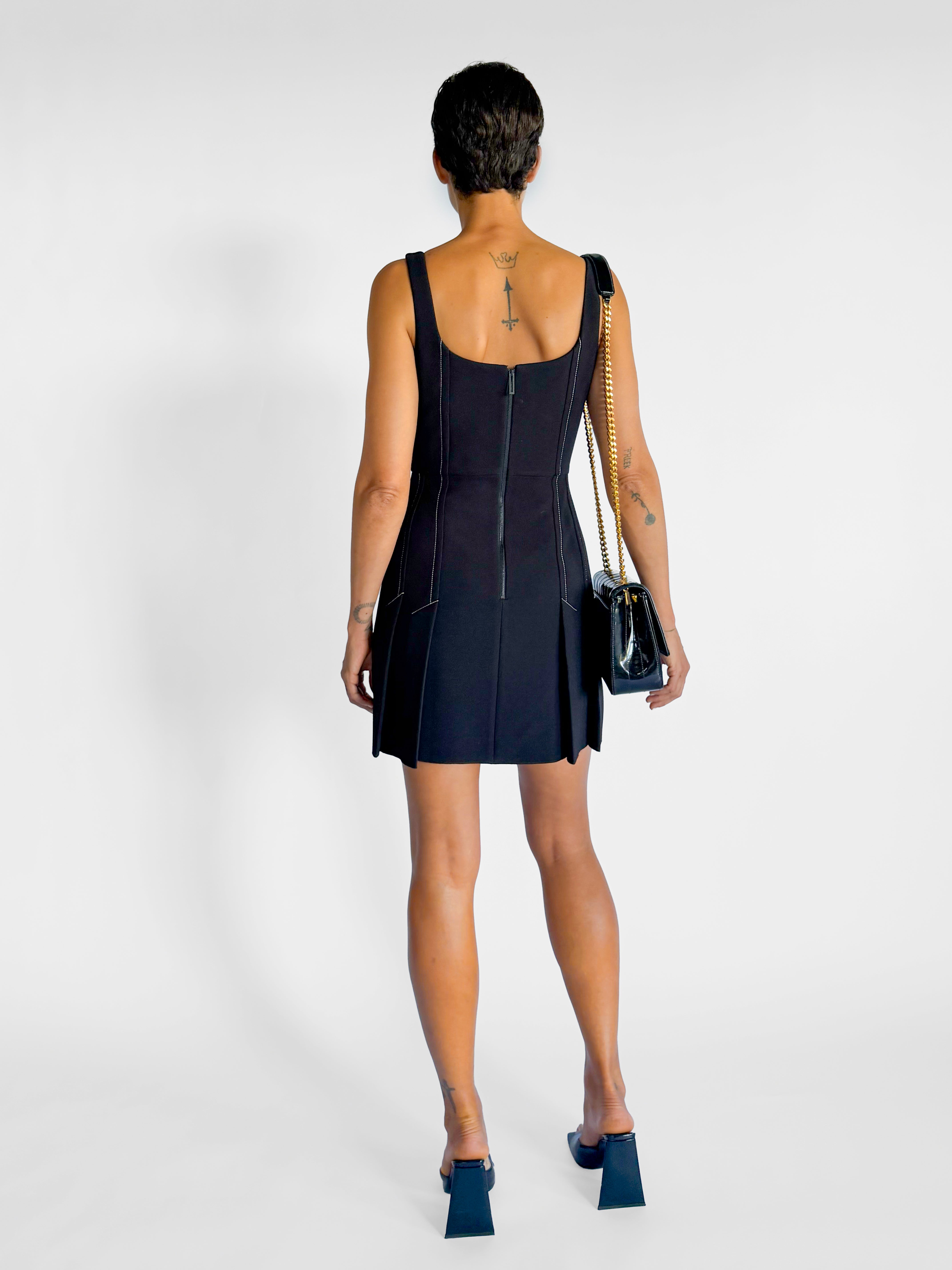 Dion Lee Corset Pleat Mini Dress, image 2 of 4
