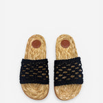 Chloe Wavy Crochet Platform Slides, image 2 of 4