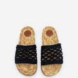 Chloe Wavy Crochet Platform Slides, image 2 of 4