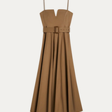 Sateen Resin Trim Dress