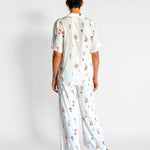 Ginia Isla Silk Shirt & Pants Set, image 2 of 5
