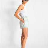 Bassike Linen Belted Shorts, image 2 of 3