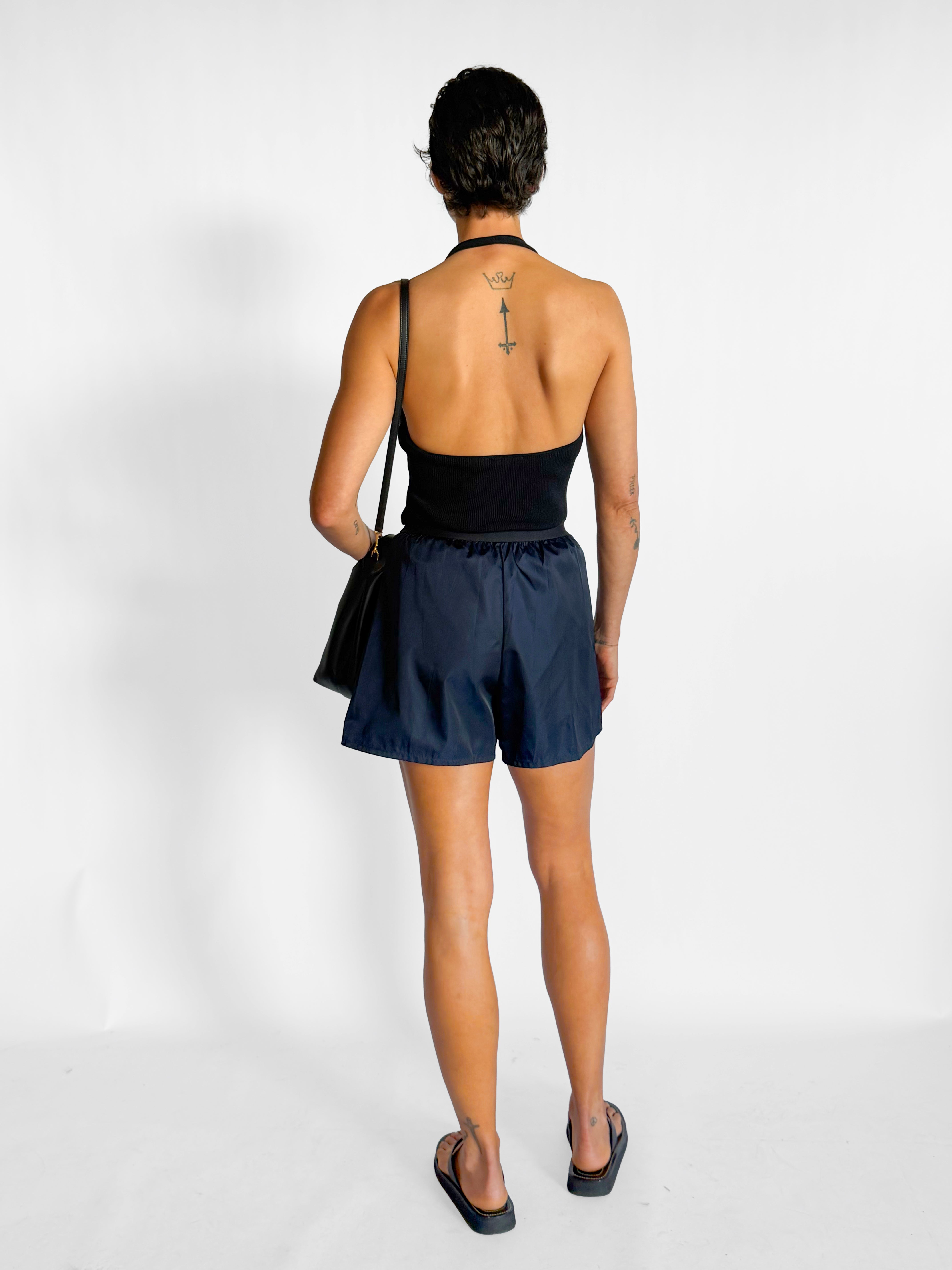 Prada Nylon Satin Sporty Short, image 2 of 4