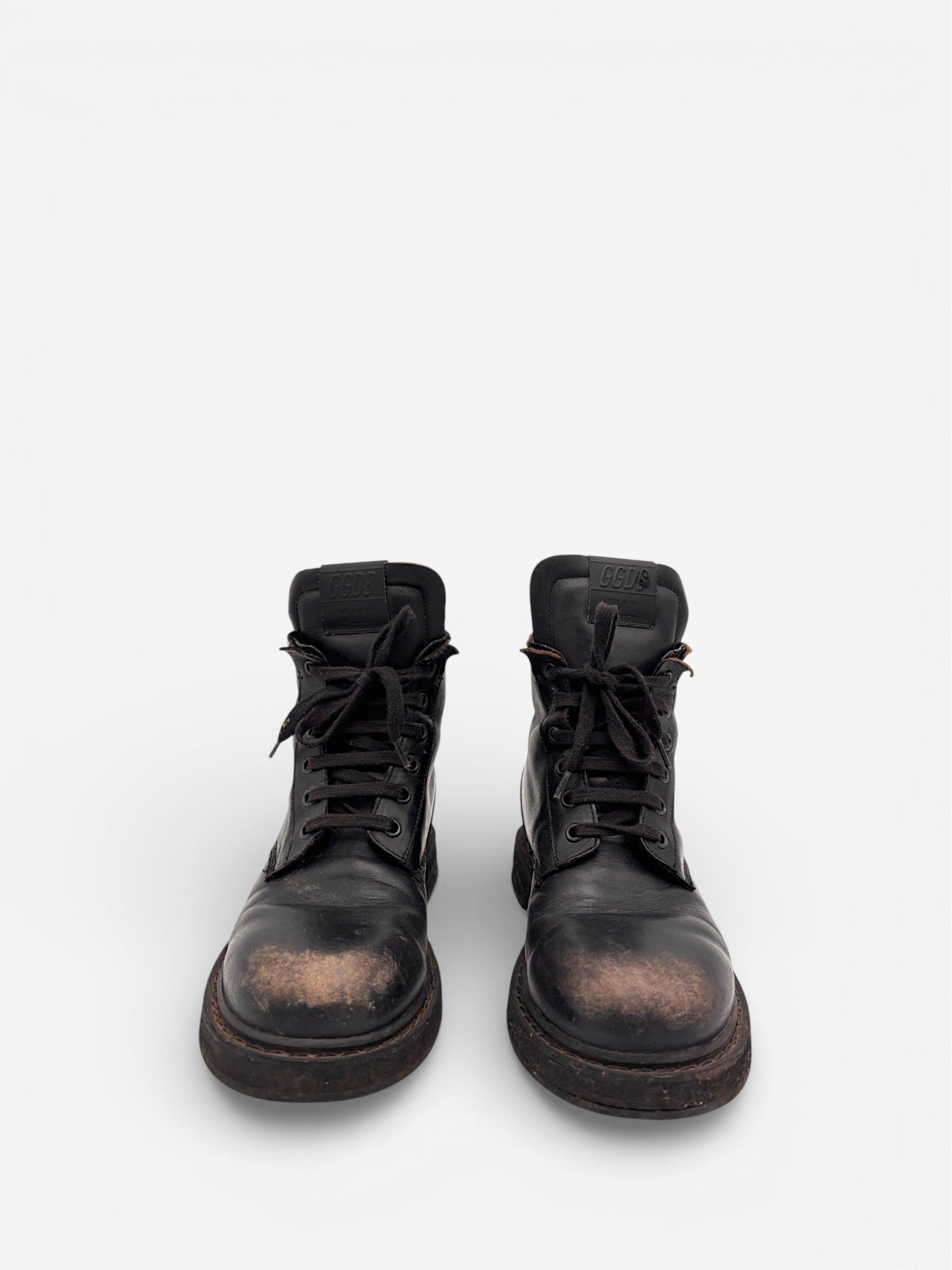 Golden Goose Ele Combat Leather Boots, image 2 of 5