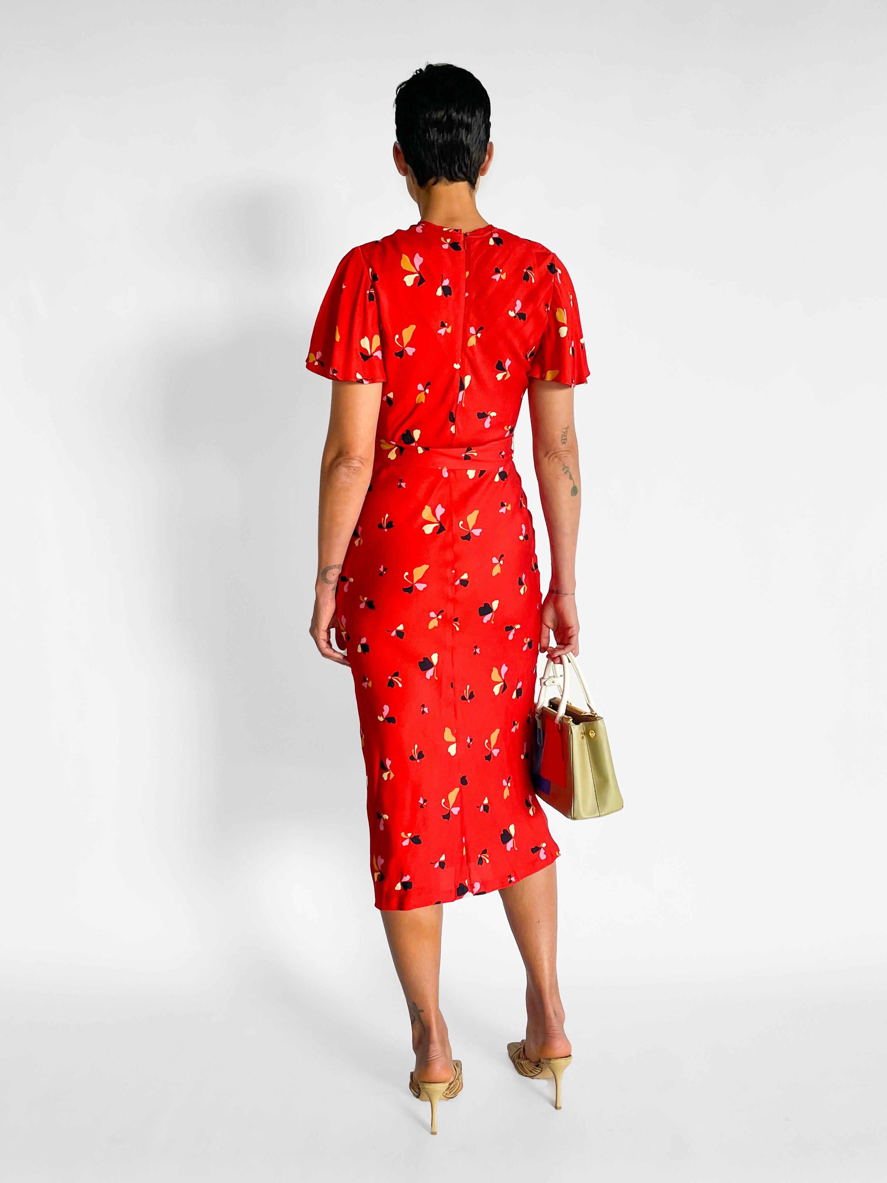 Rebecca Valance Ruby SS Midi Dress, image 2 of 5