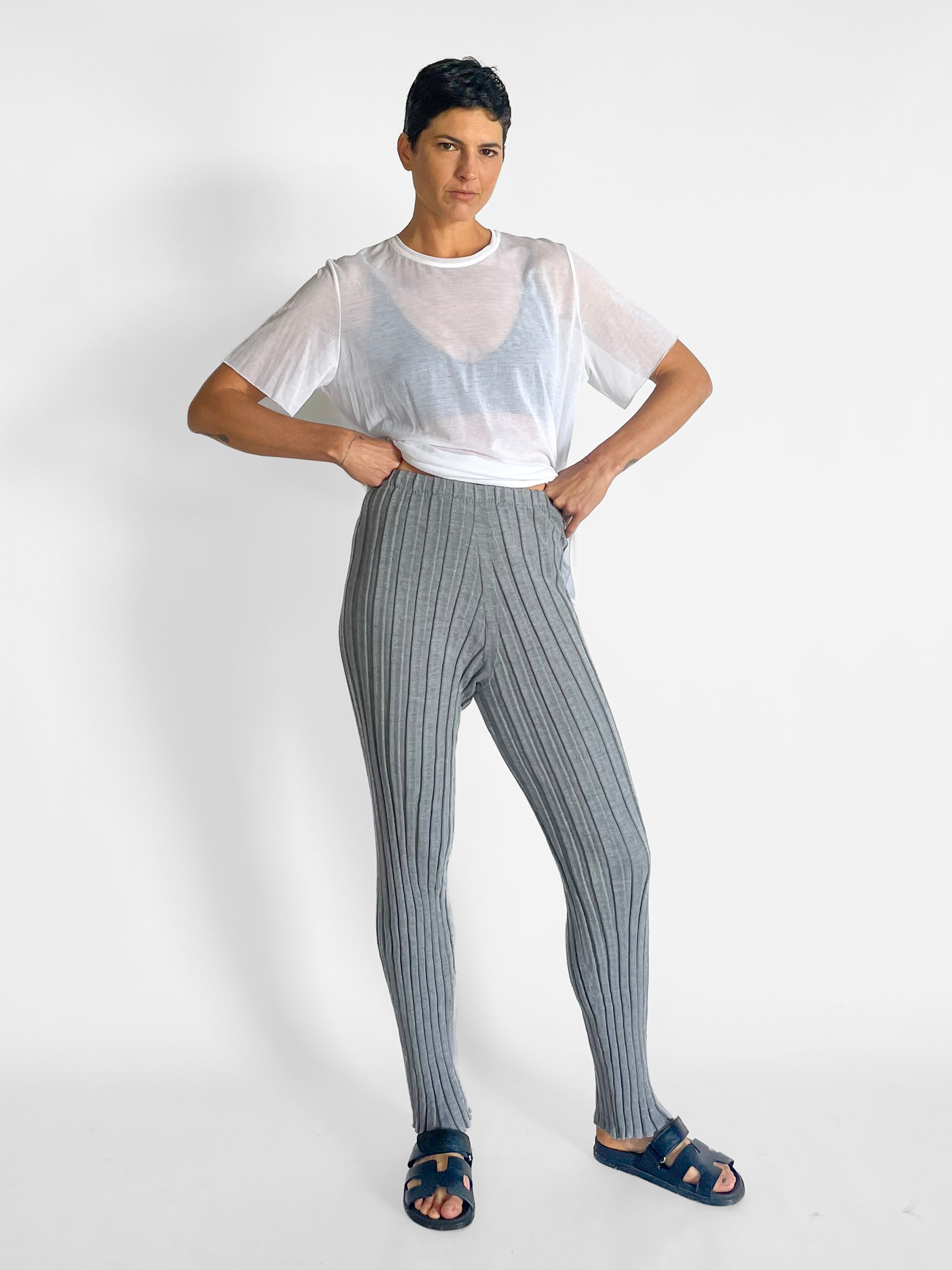 Baserange Alder Merino Knit Pants, image 2 of 4