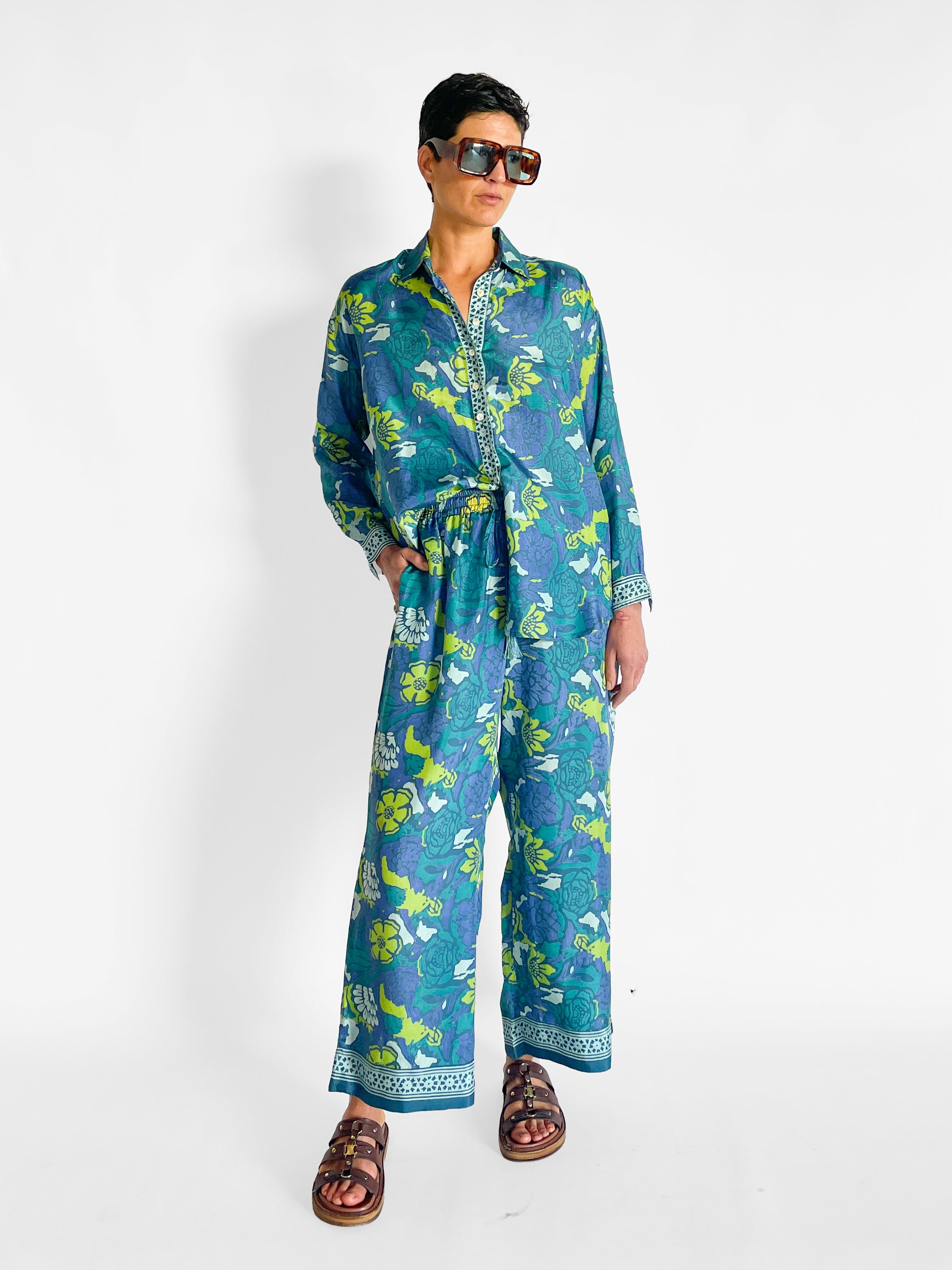 Hannah Stevie Shirt and Azra Pant Set, image 2 of 5