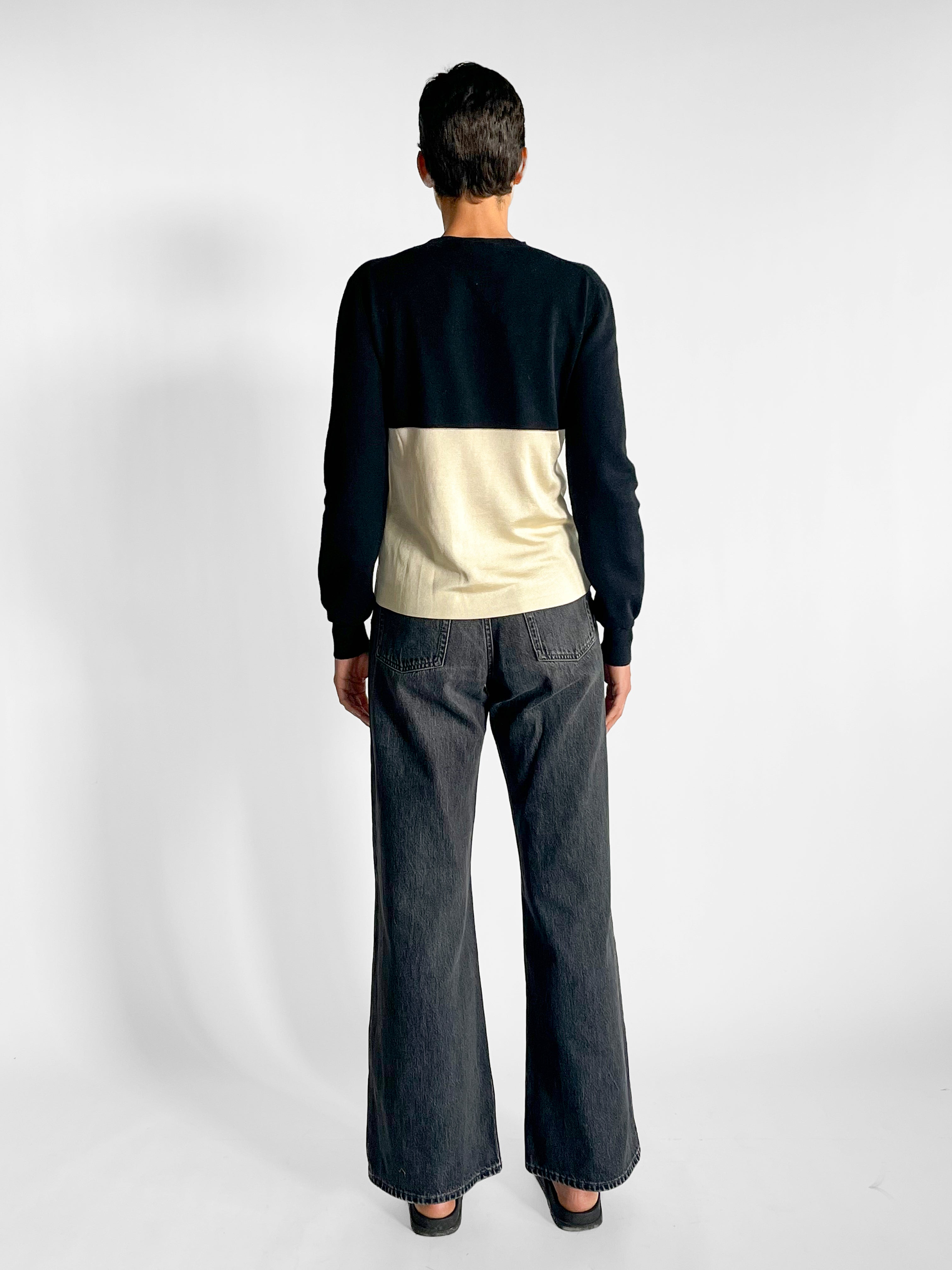 Jil Sander Contrast Panel Knit Top, image 3 of 6