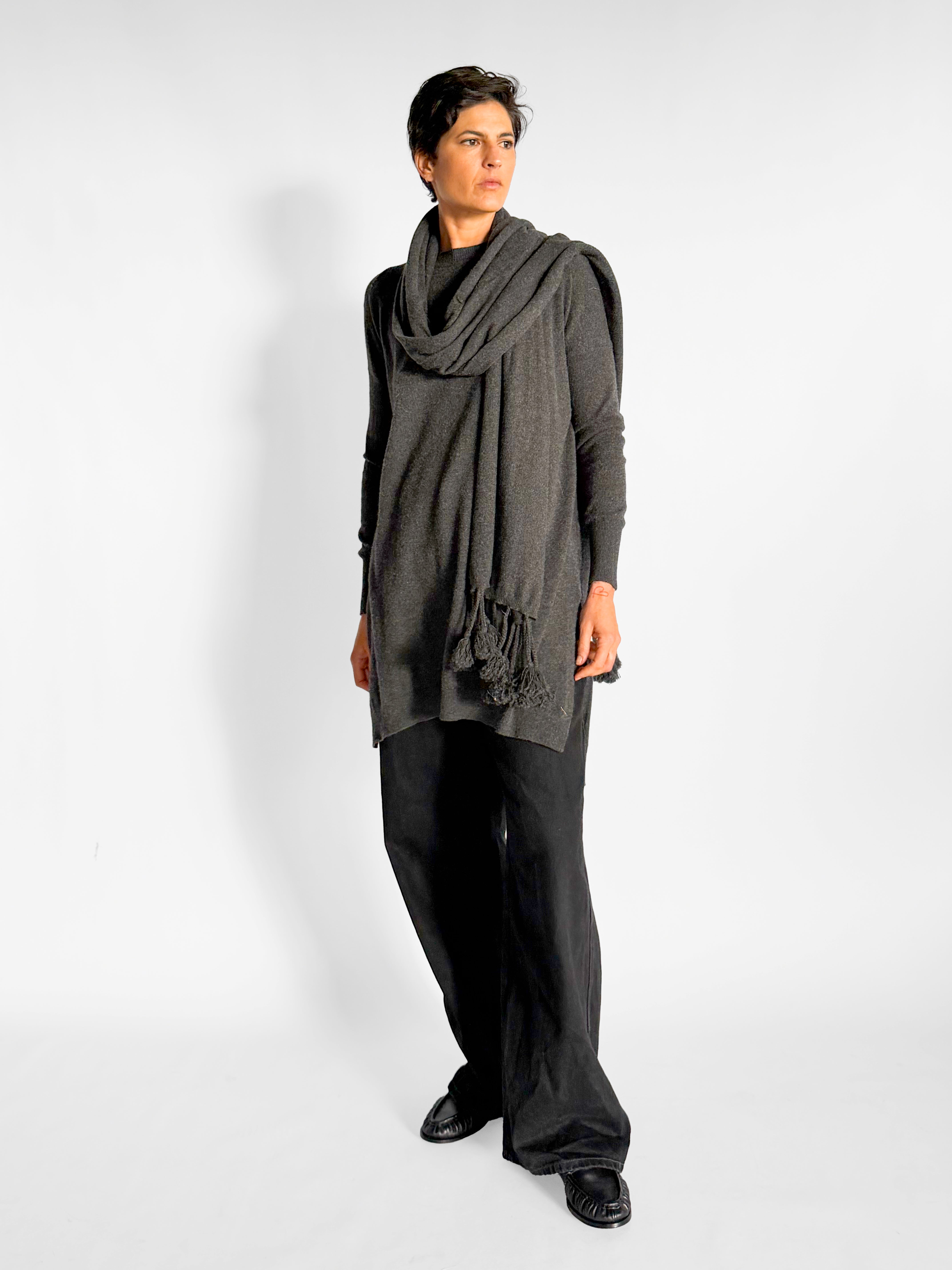 Scanlan Theodore Long Dress Cashmere Sweater, image 3 of 5