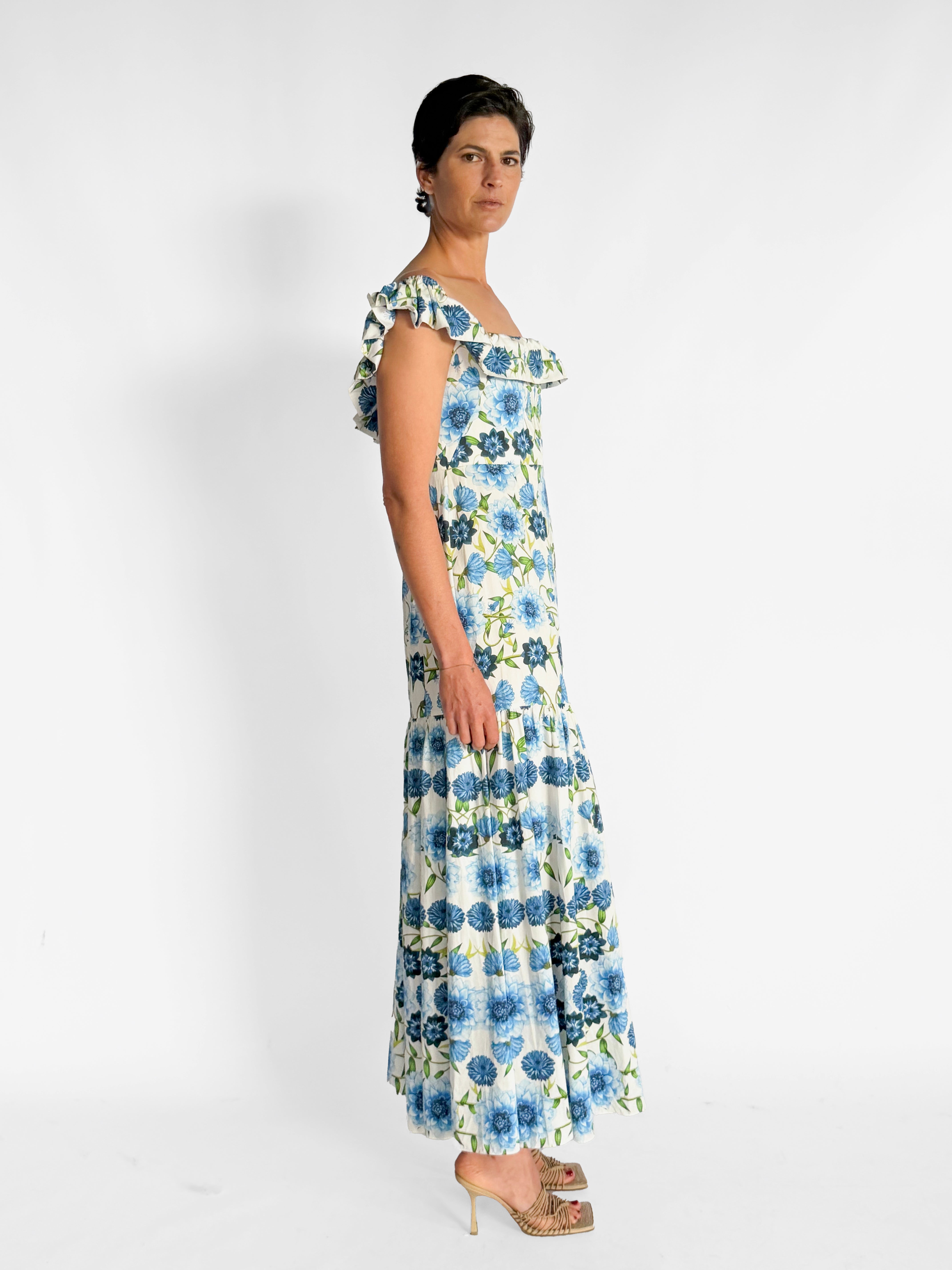 Borgo De Nor Ruffle Maxi Dress, image 3 of 4