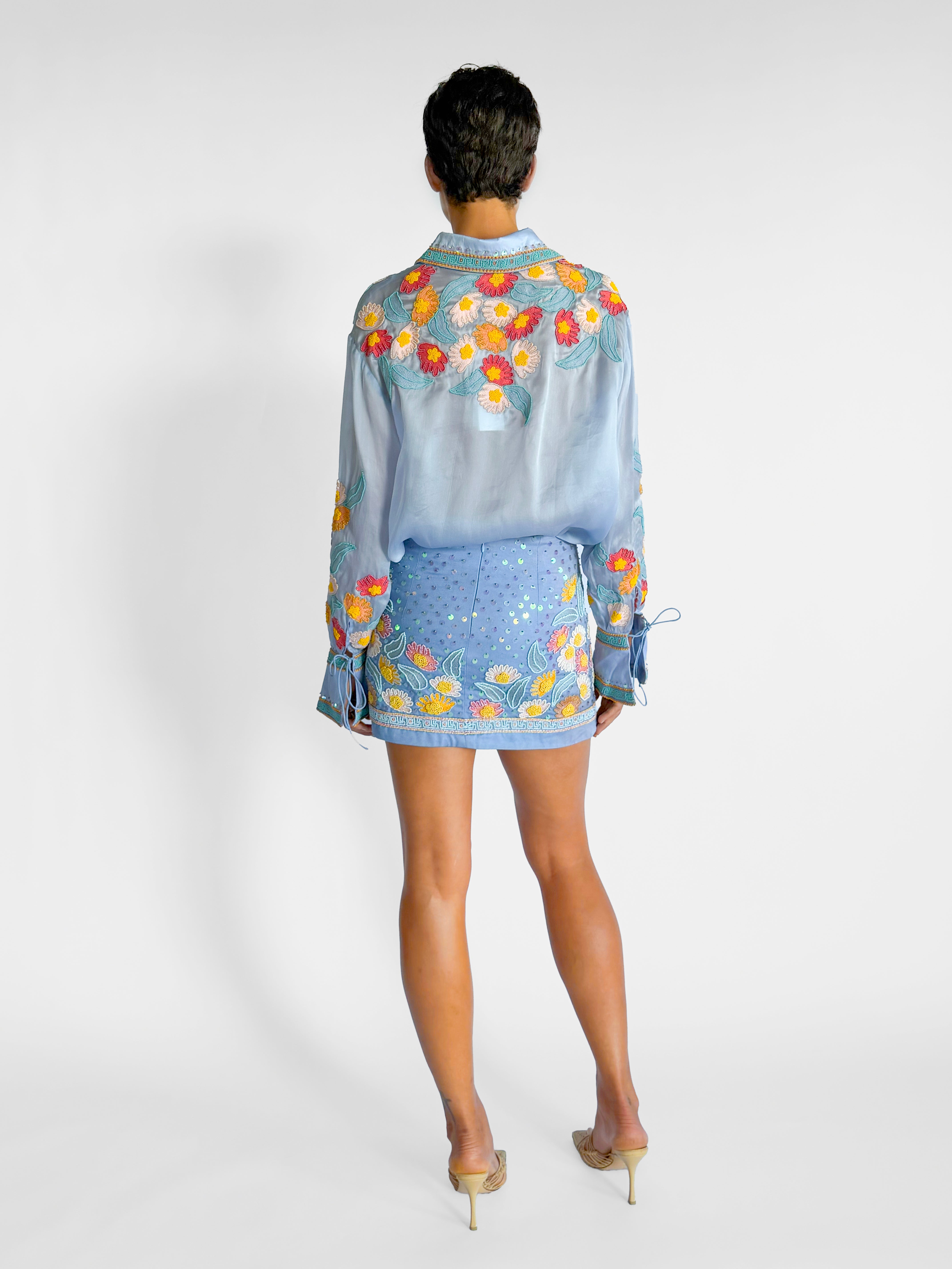 Antipodean Sunny Oversized Blouse and Mini Skirt Set, image 3 of 8