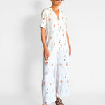 Ginia Isla Silk Shirt & Pants Set, image 3 of 5