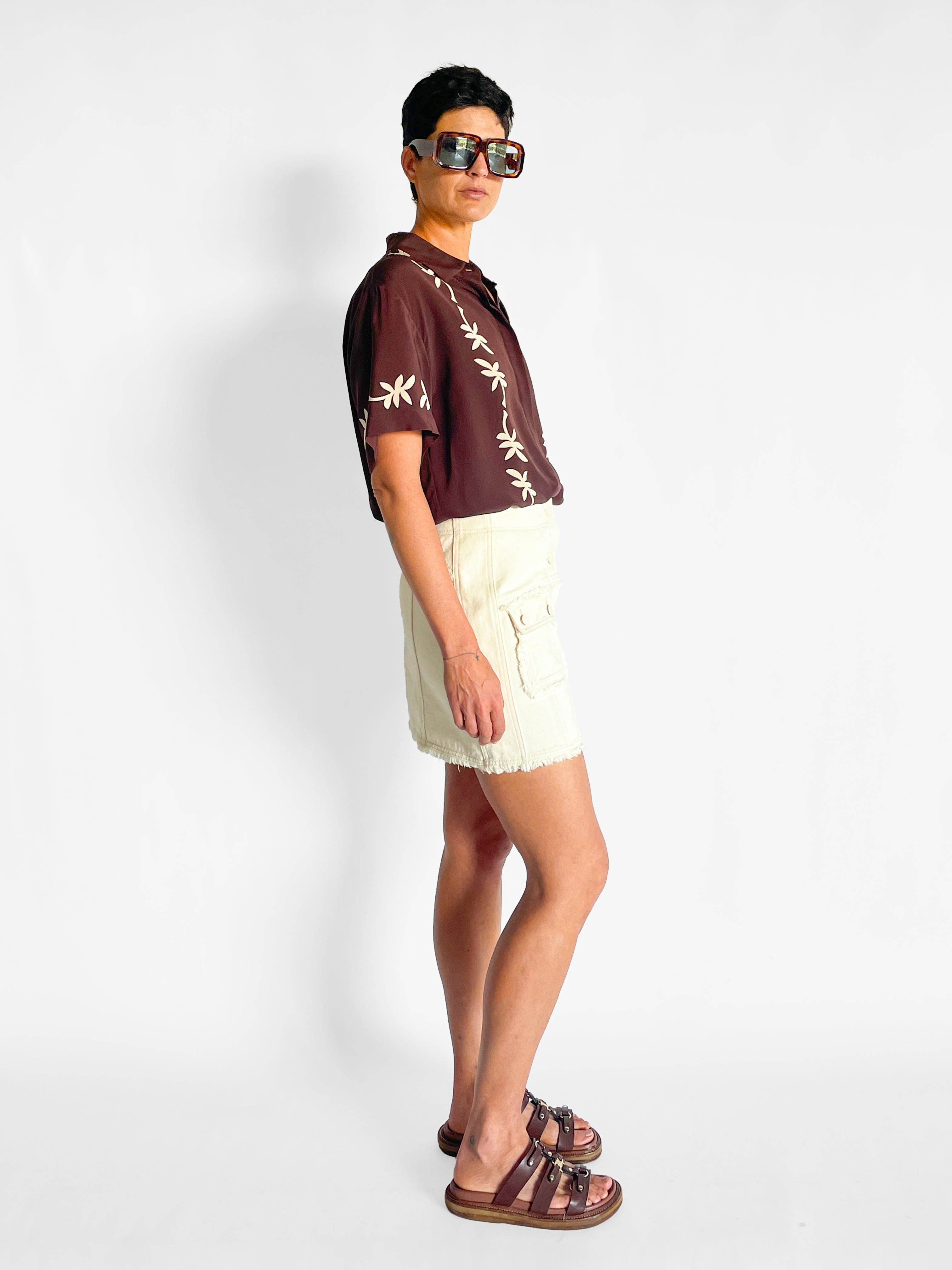 Alemais Yolo Denim Skirt, image 3 of 4