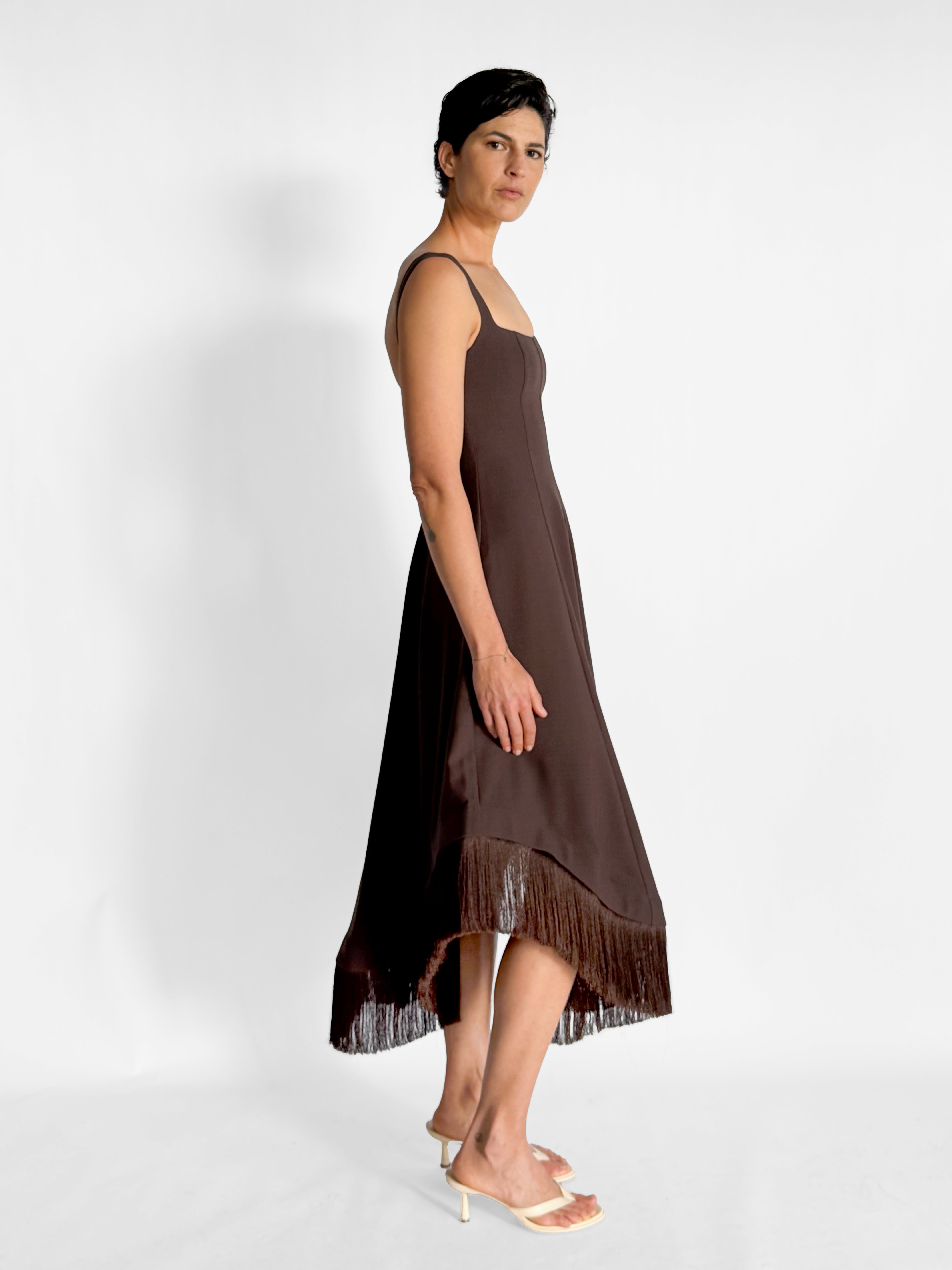 Clea Emine Fringe Hem Dress, image 3 of 4