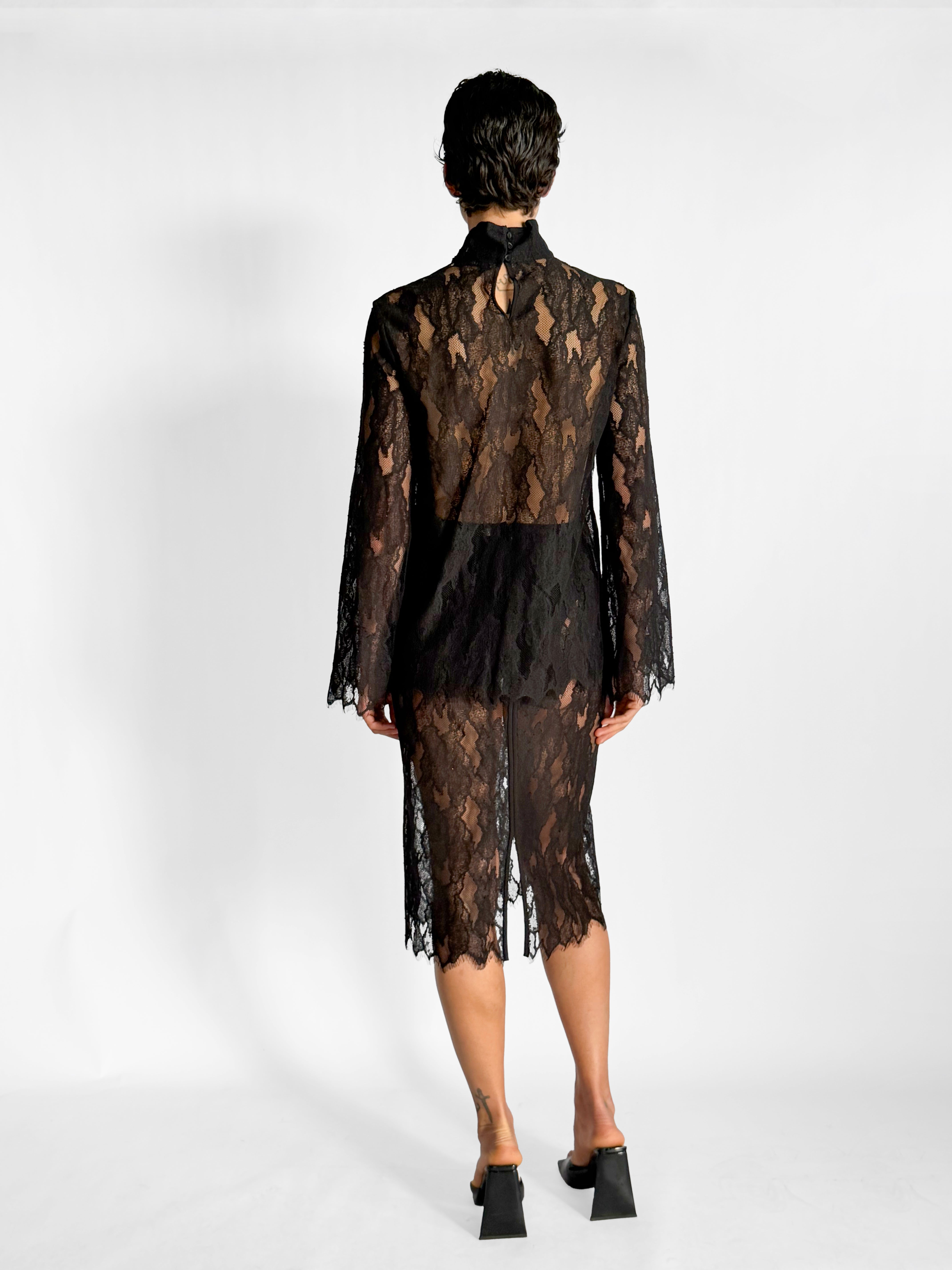 Camilla and Marc Zemira Lace Top & Midi Skirt Set, image 3 of 6