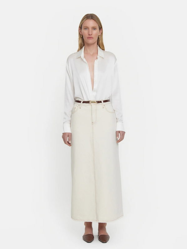 Princeton Denim Maxi Skirt