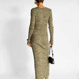 Petar Petrov Erica Silk Ribbed Knit Maxi Dress, image 3 of 5